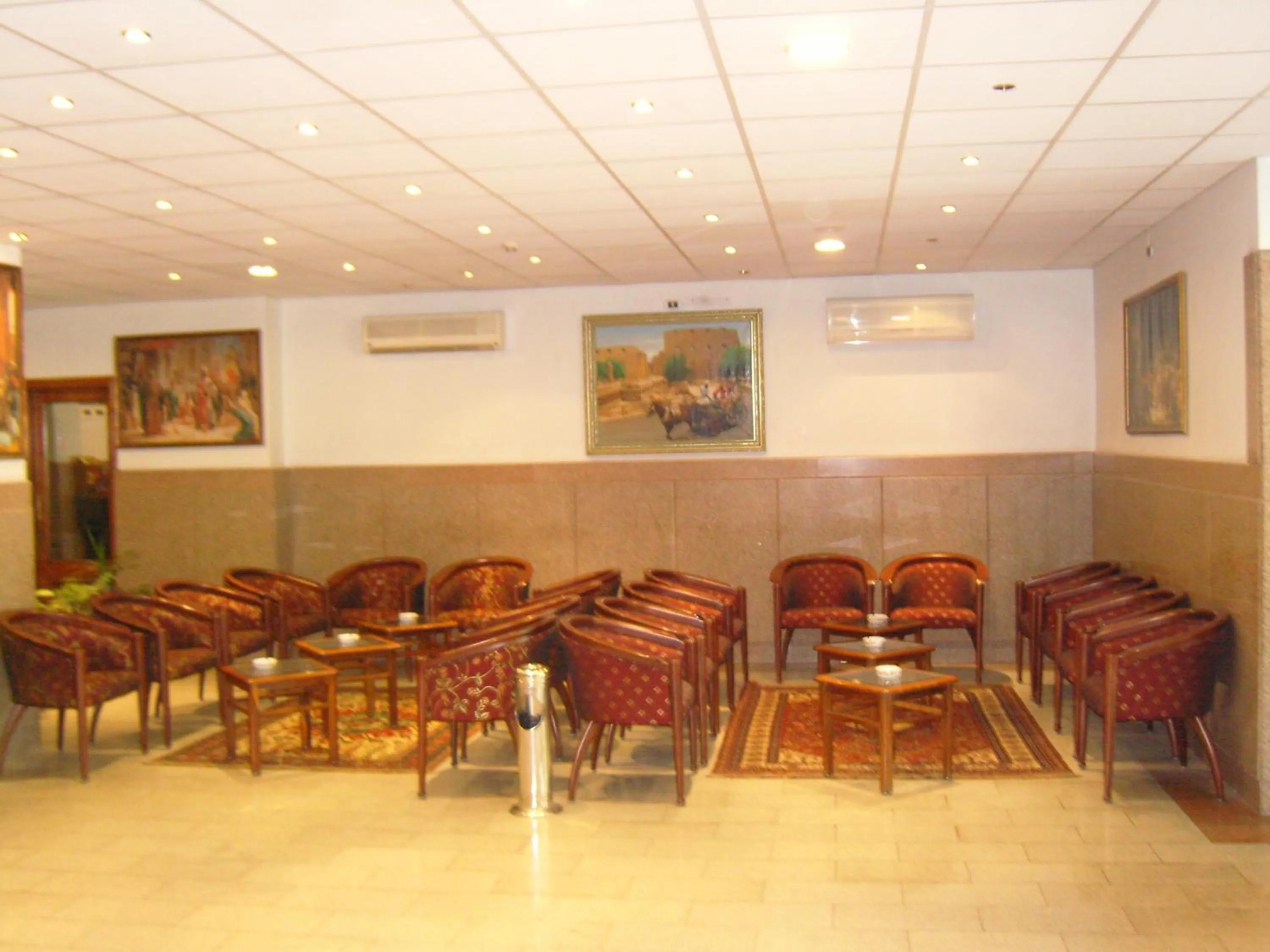 Seating area in New Pola Hotel