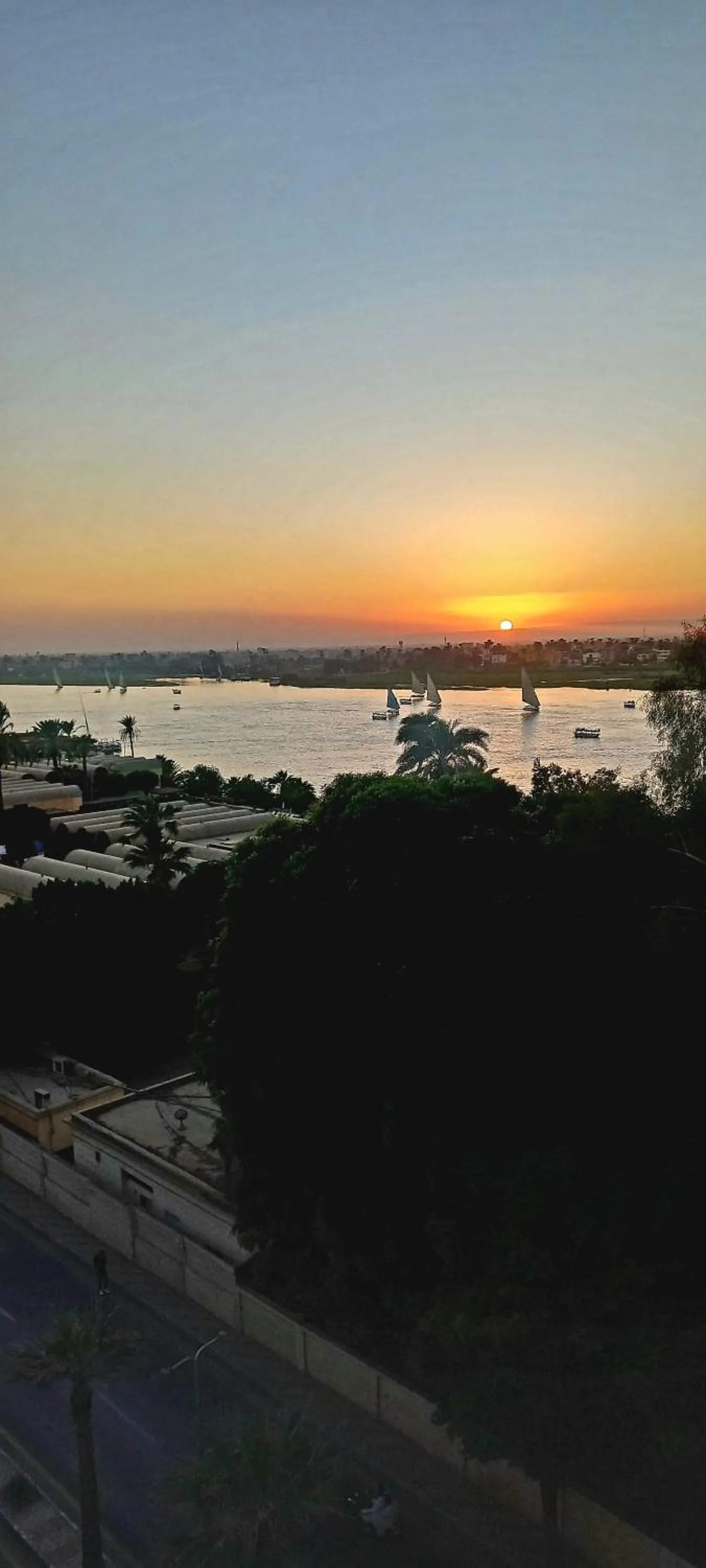 Sunset in New Pola Hotel