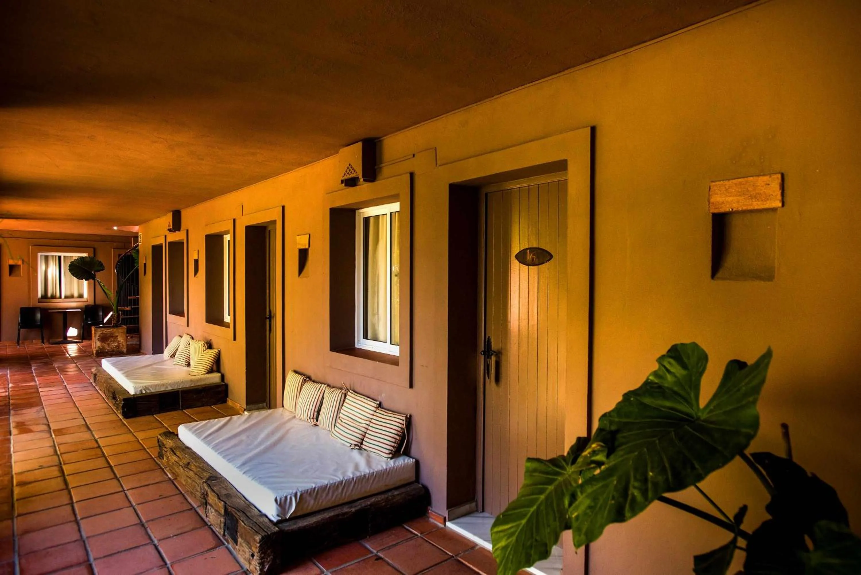 Patio, Bed in Chillout Hotel Tres Mares