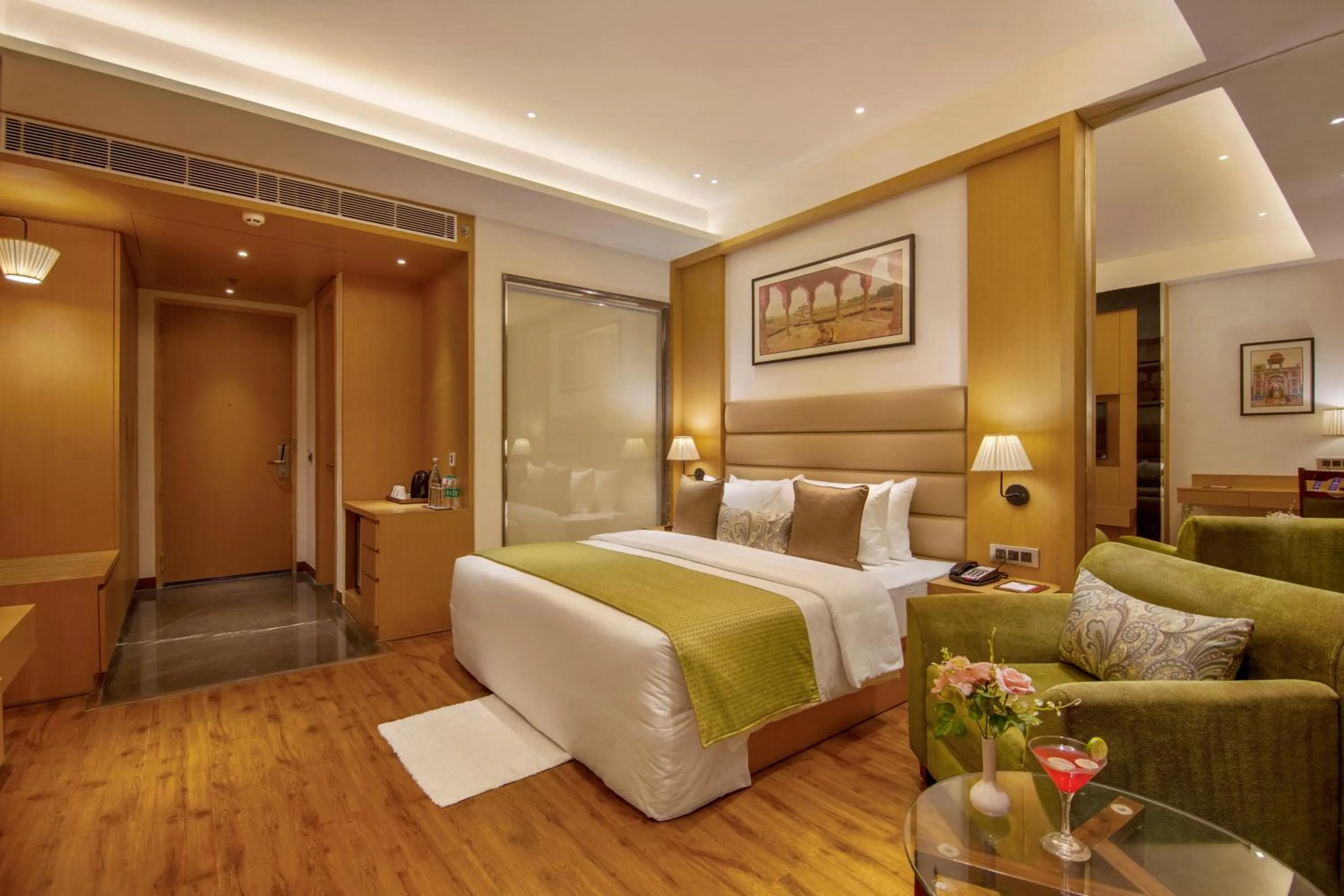 Bedroom, Bed in Sarovar Portico Sonipat