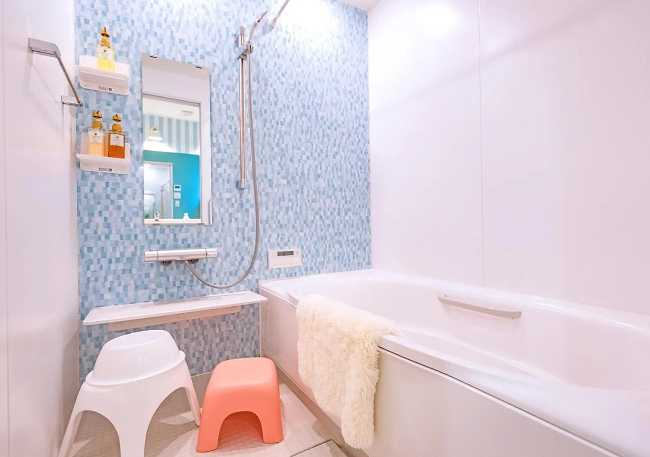 Bathroom in Villa Malibu Palm Springs Miyakojima Resort