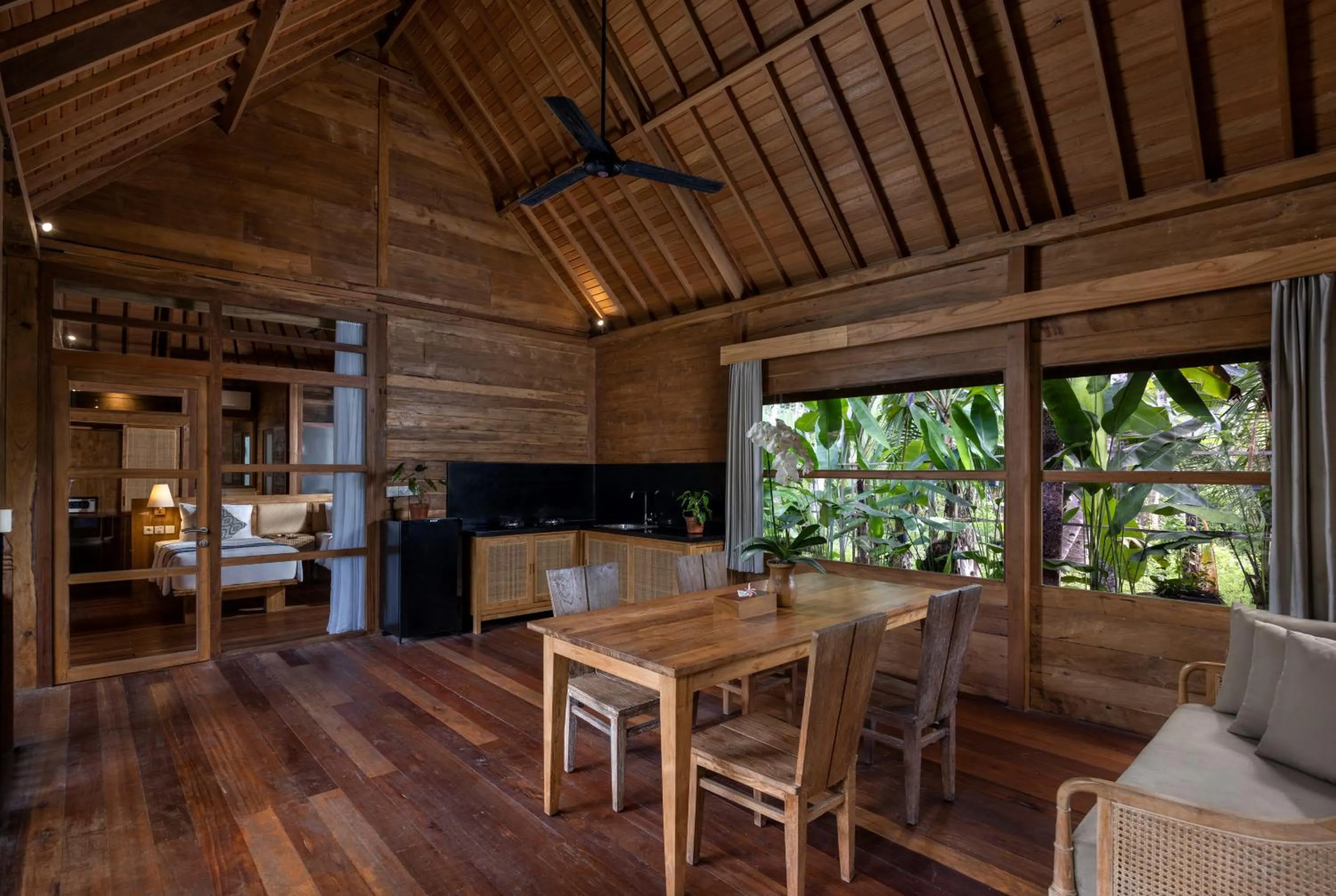 Living room in RUMAH KAYU RESORT