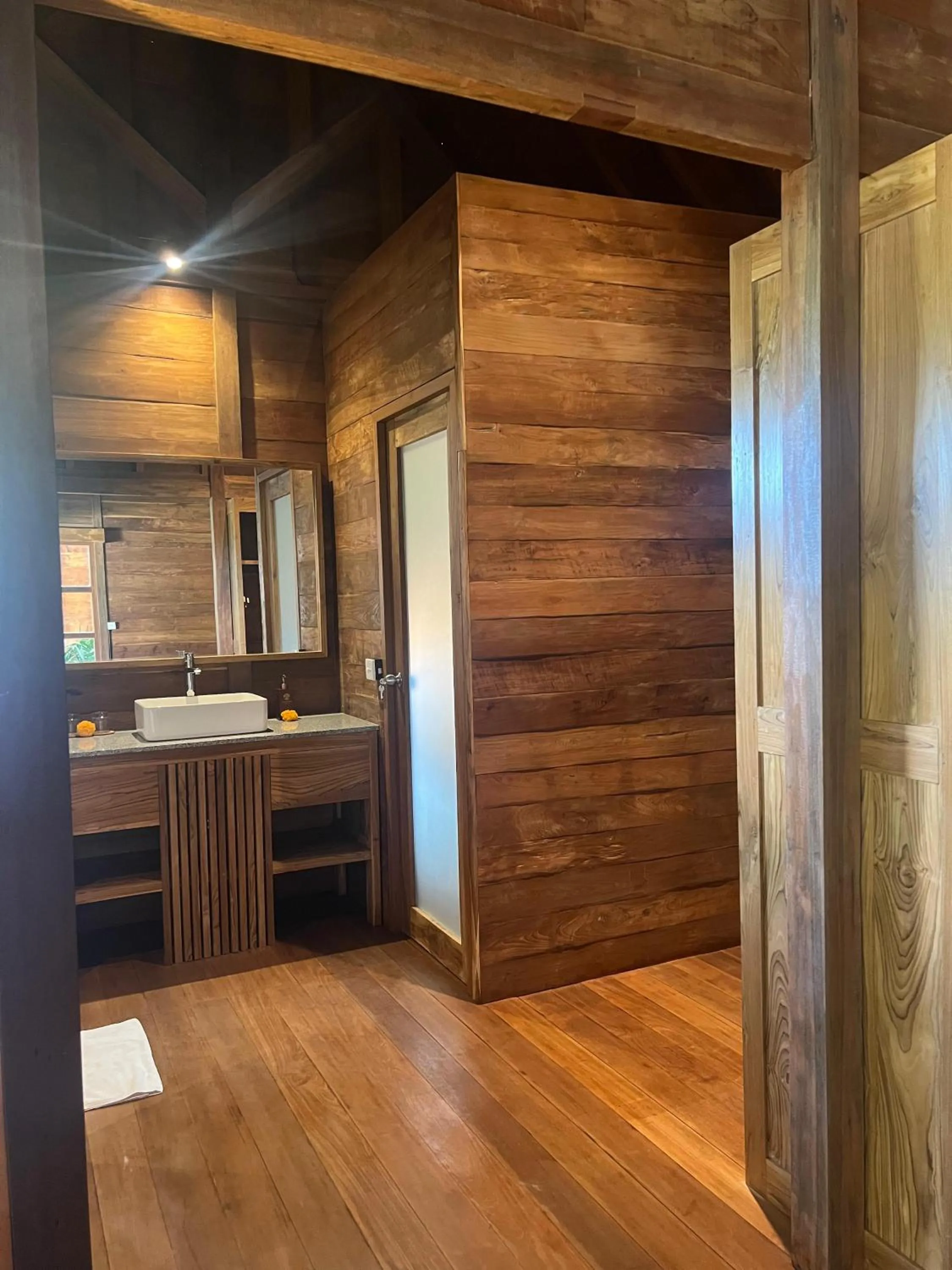 Bathroom in RUMAH KAYU RESORT