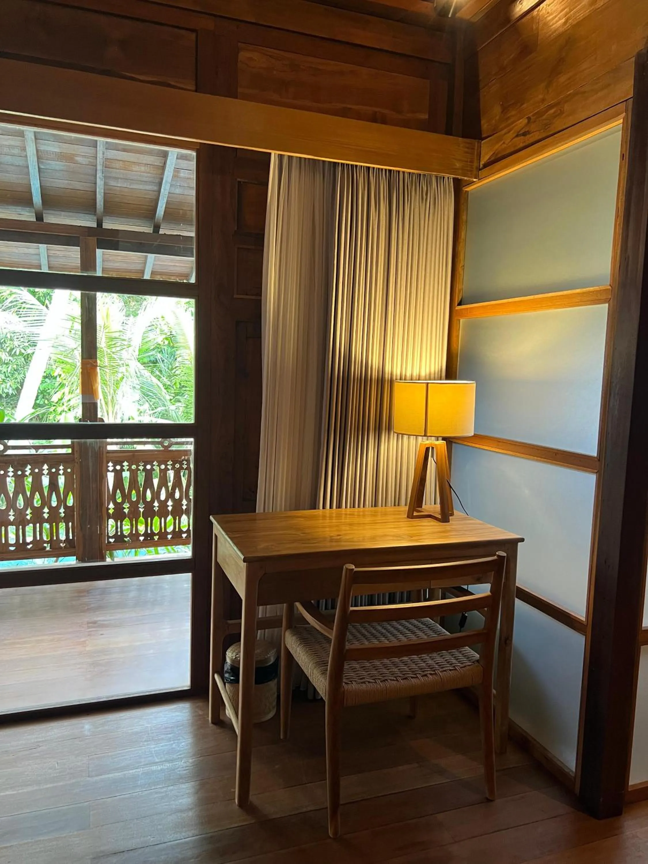 Seating area in RUMAH KAYU RESORT