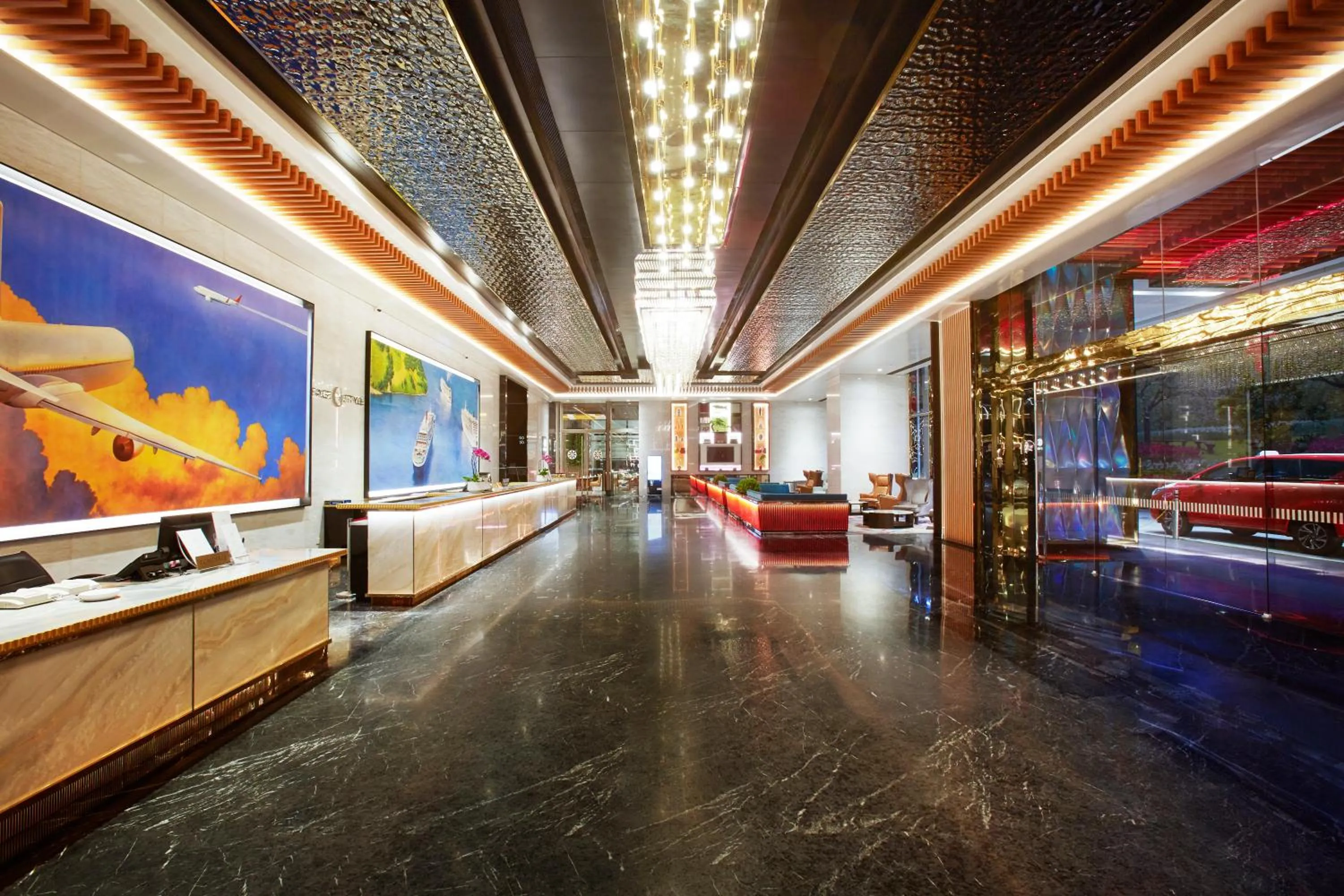 Lobby or reception in THE FACE Style Hotel