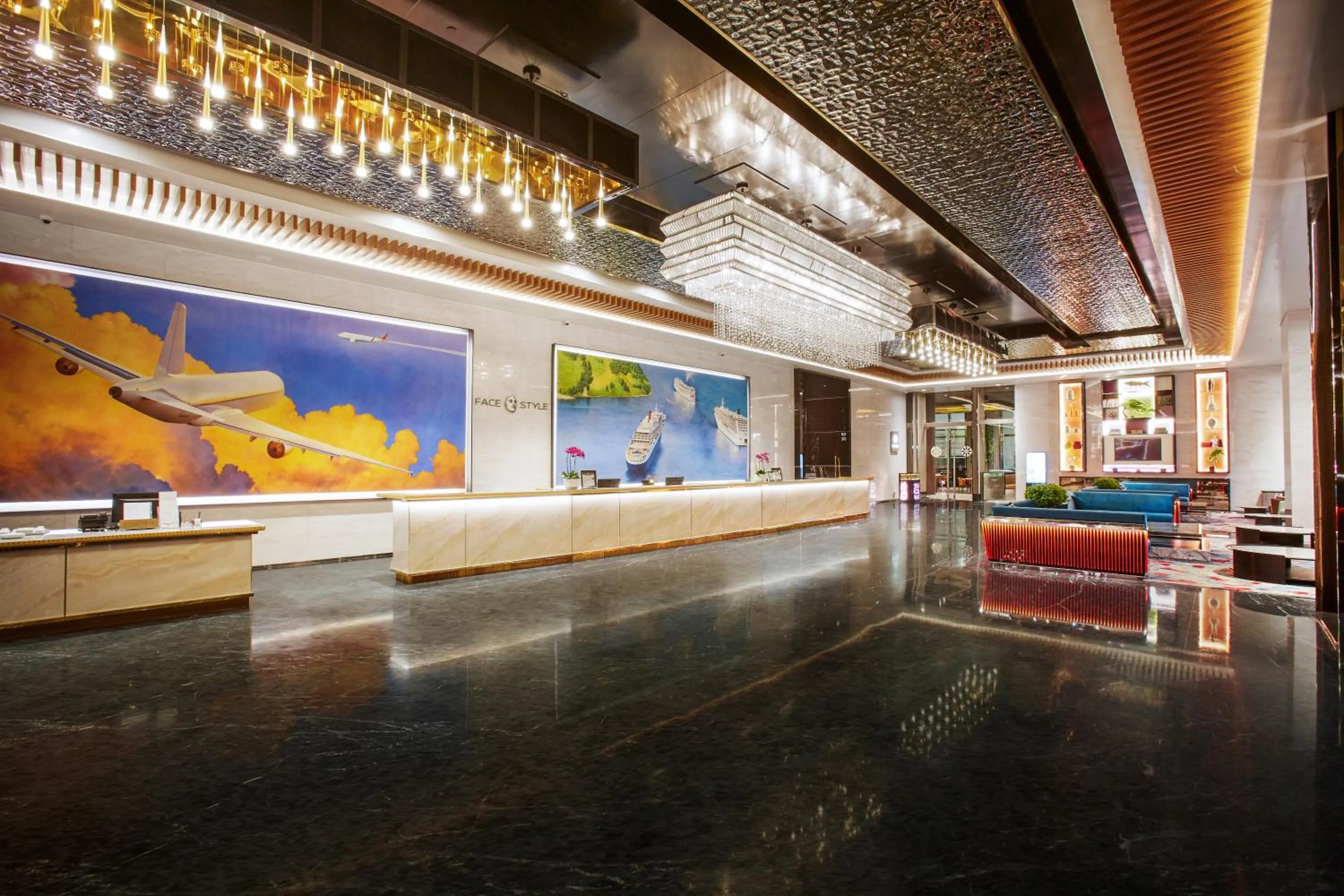 Lobby or reception in THE FACE Style Hotel