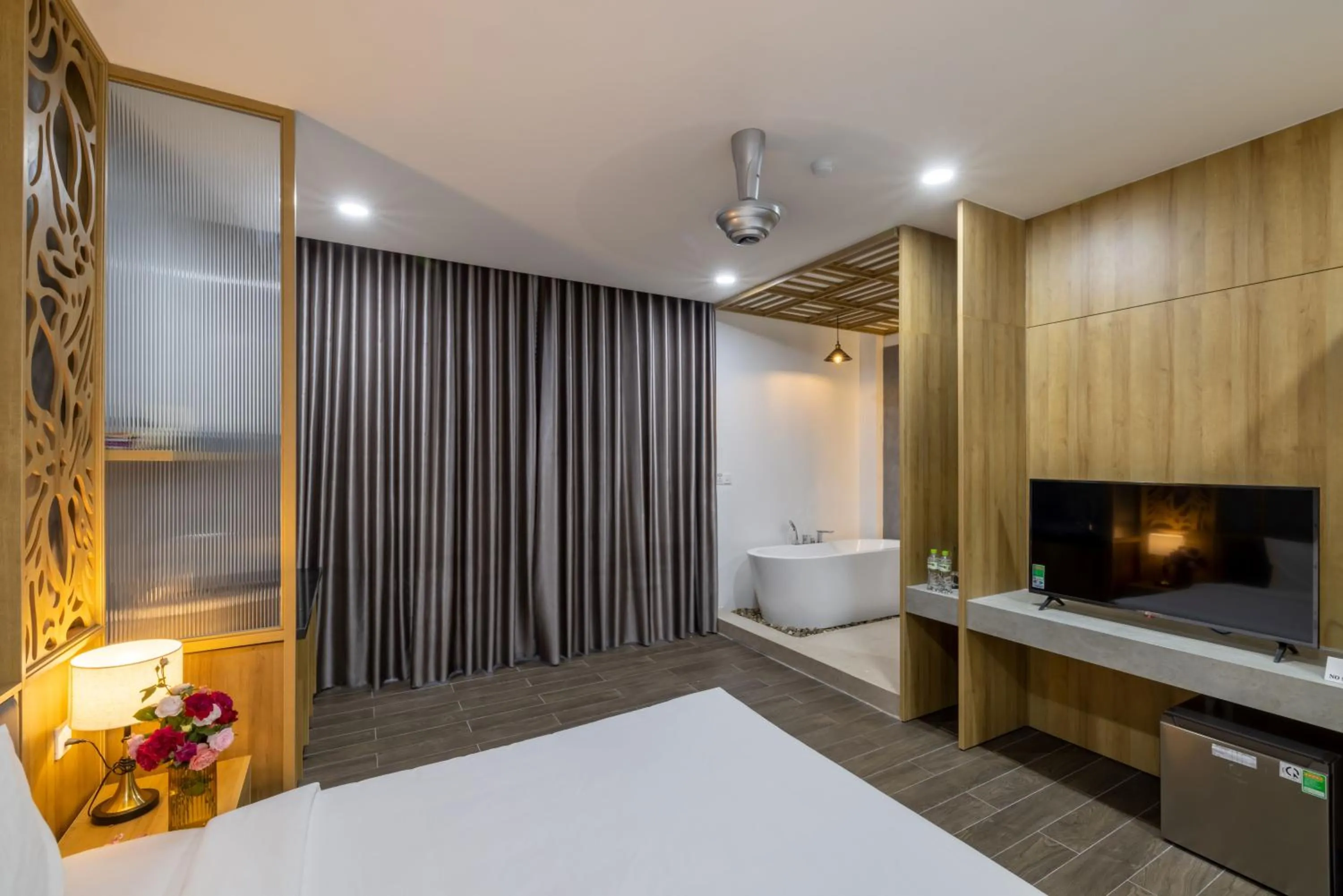 Bed in Moon Sun Boutique Villa Hotel