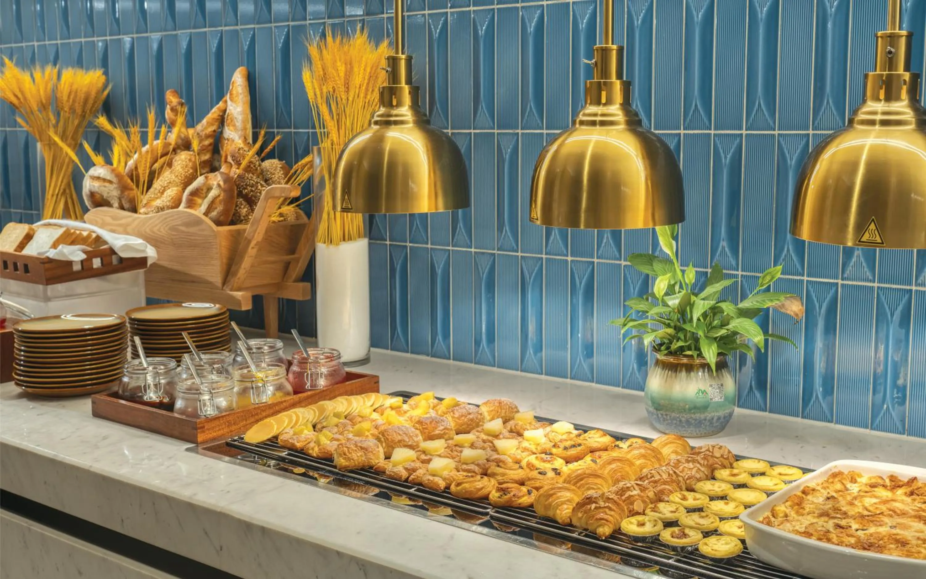 Continental breakfast in Wyndham Xiong'an