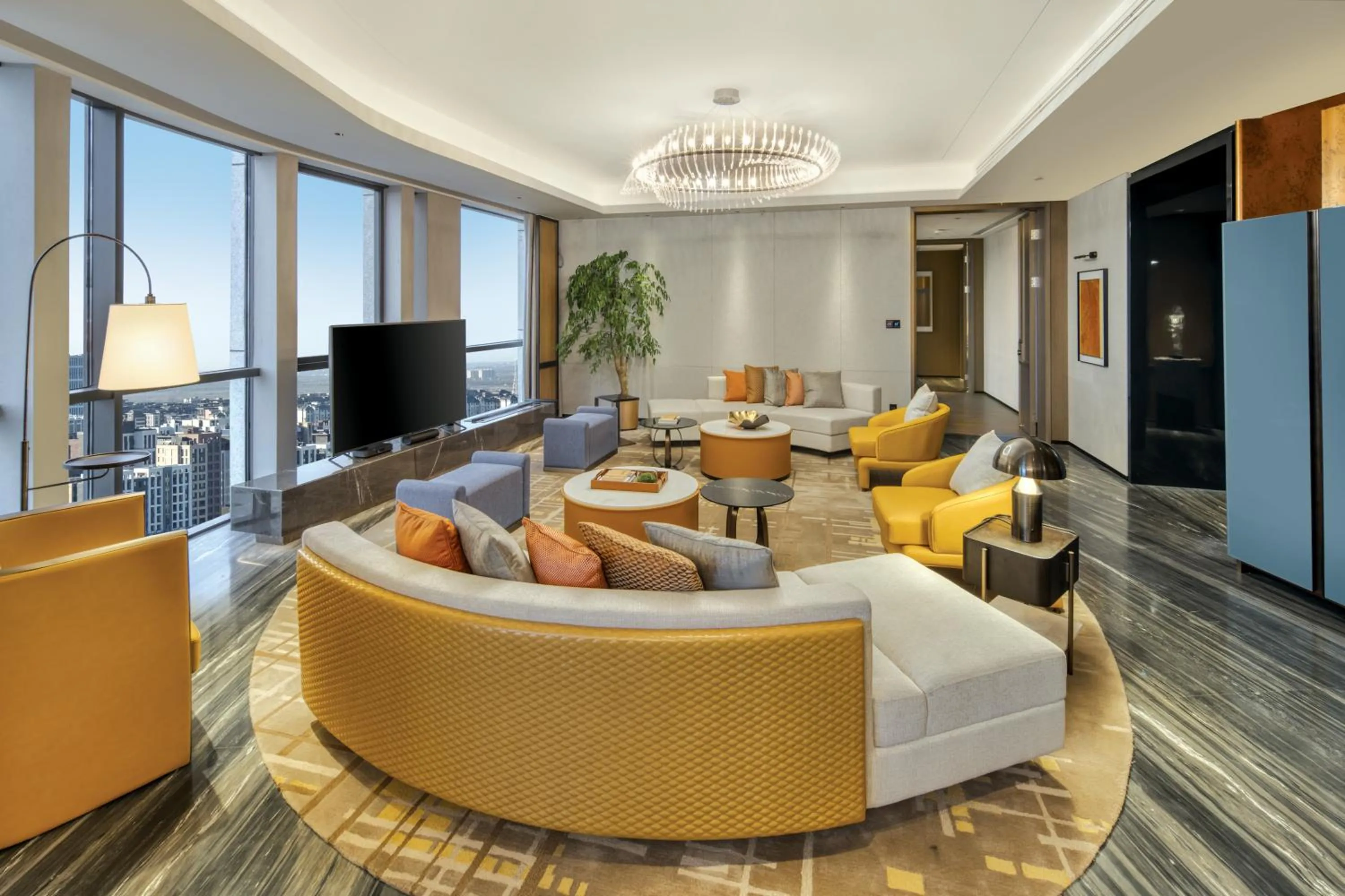 Communal lounge/ TV room in Wyndham Xiong'an