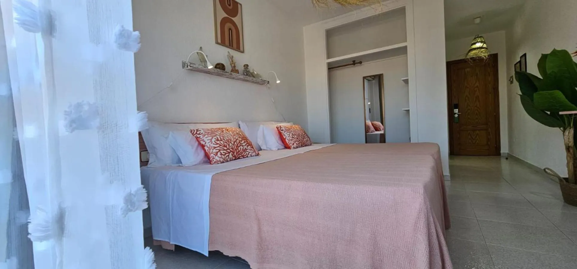 Bed in LOS NAREJOS Hotel