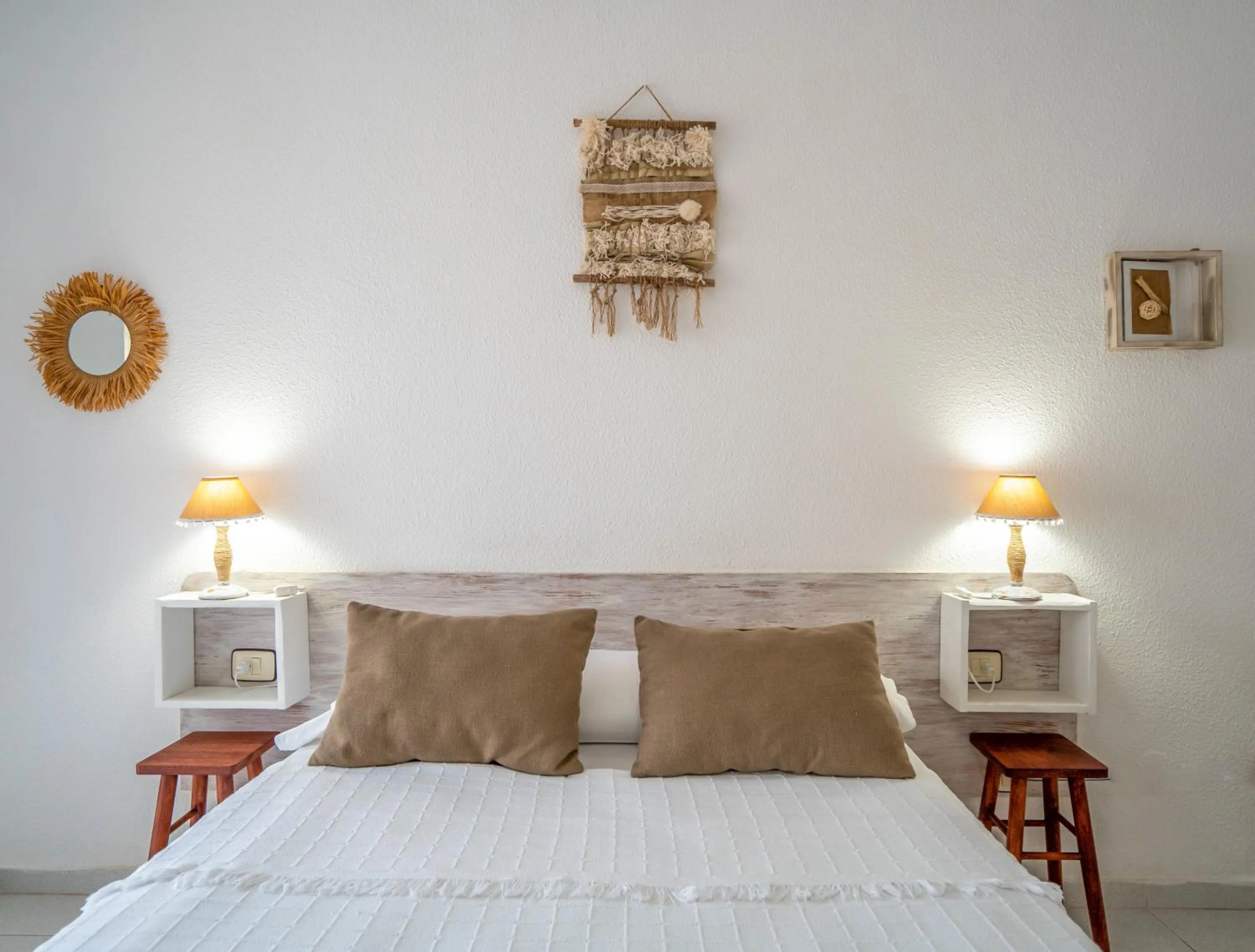 Bed in LOS NAREJOS Hotel