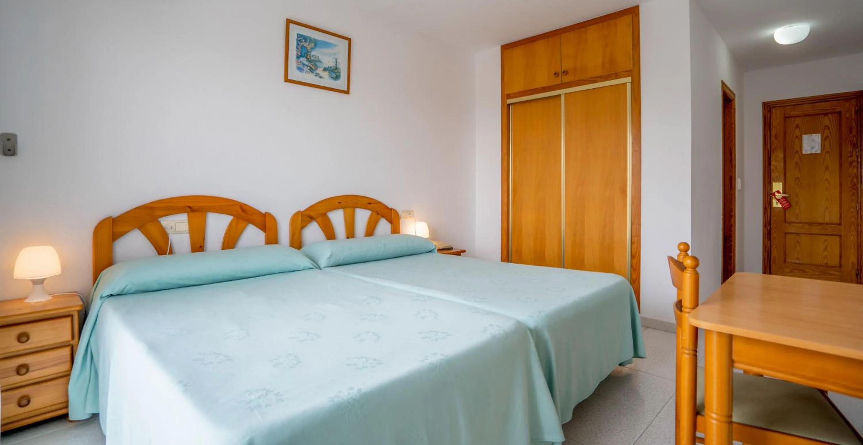 Bed in LOS NAREJOS Hotel