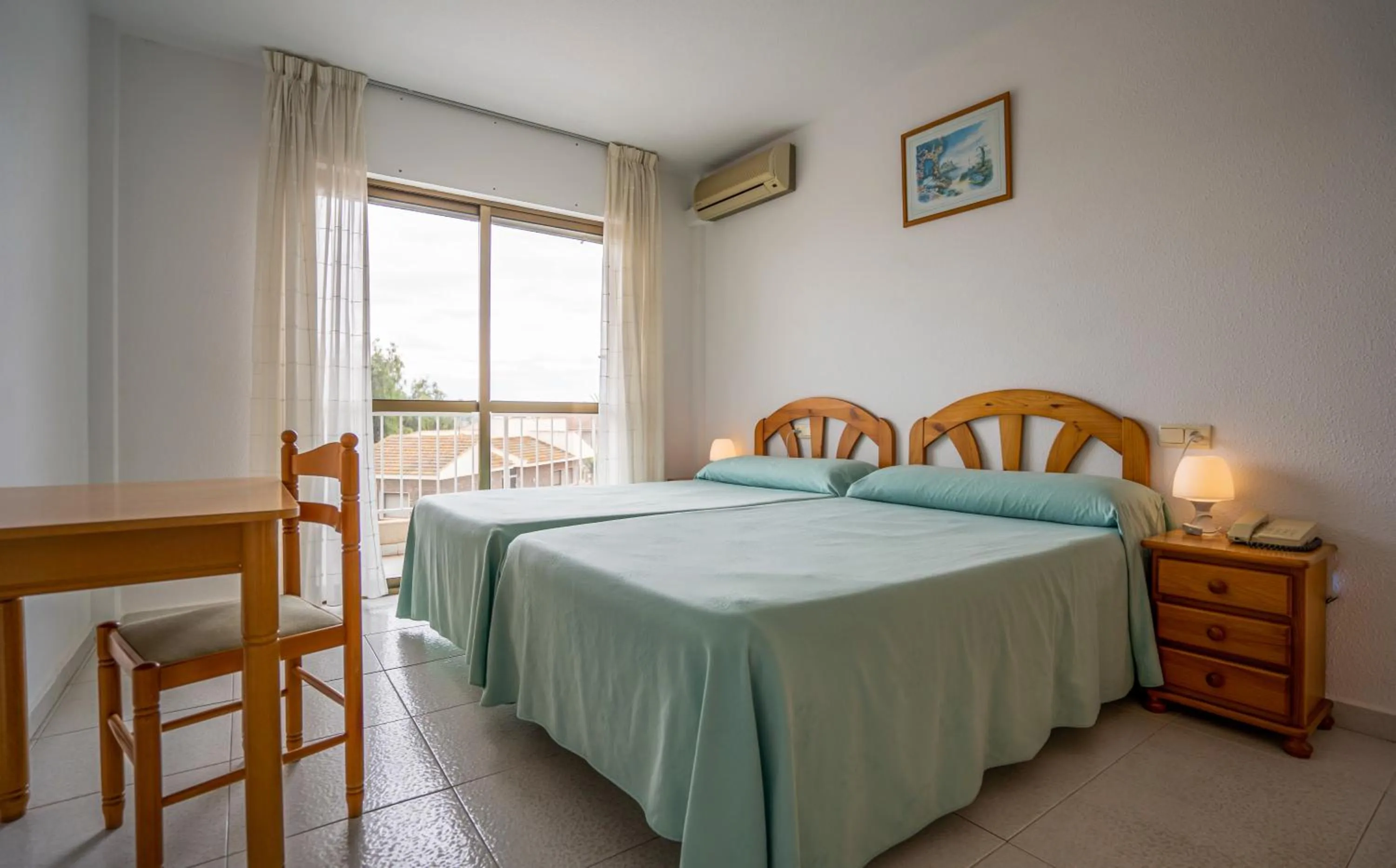 Bed in LOS NAREJOS Hotel