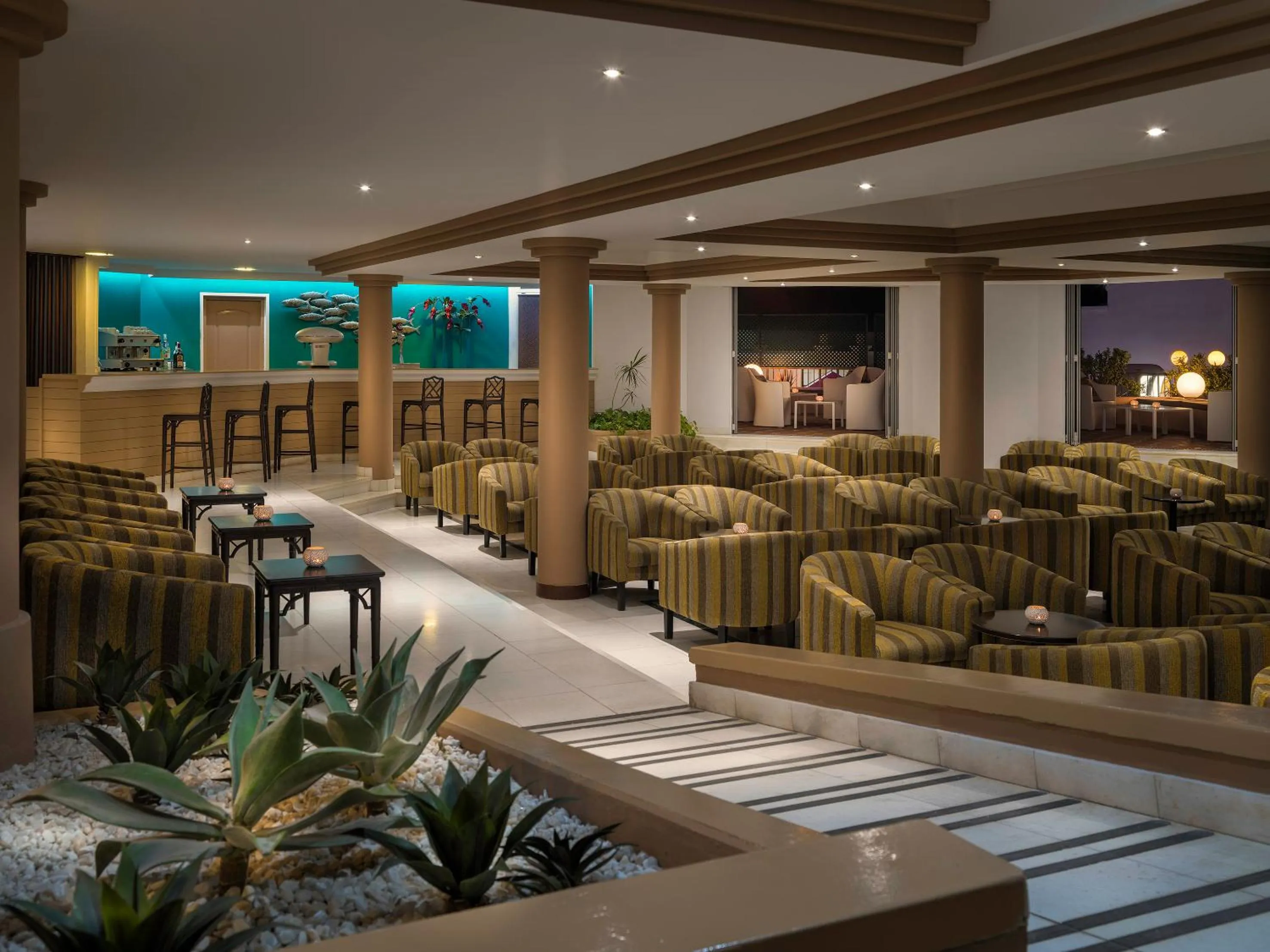 Lounge or bar in Sol Sun Beach Apartamentos