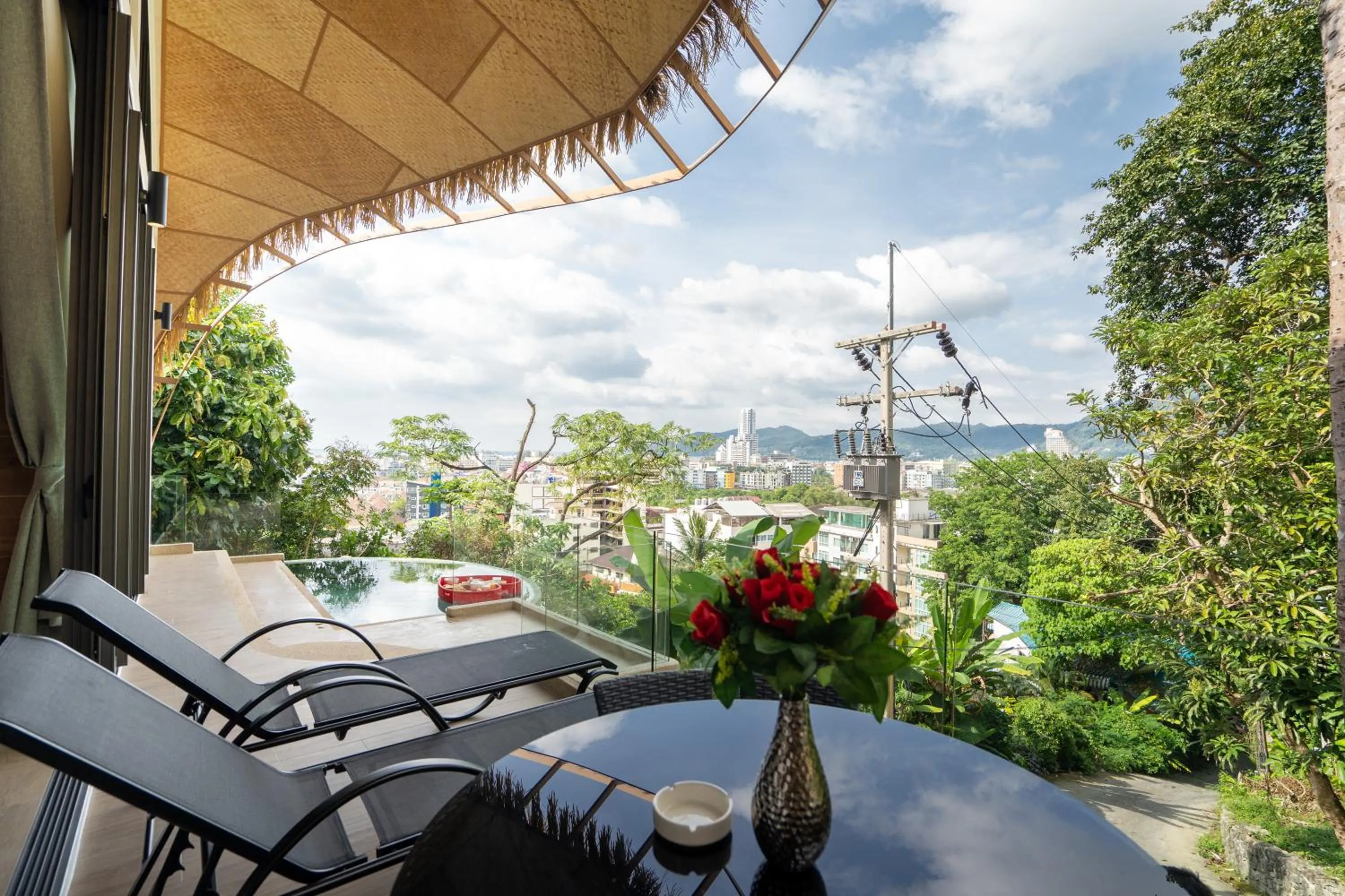 Patio in Three Monkeys Villas