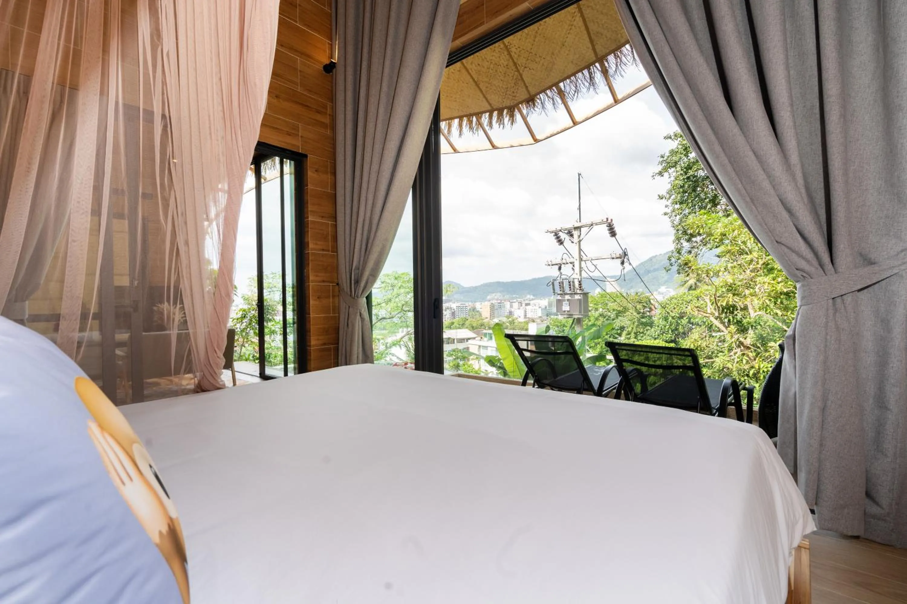 Bed in Three Monkeys Villas