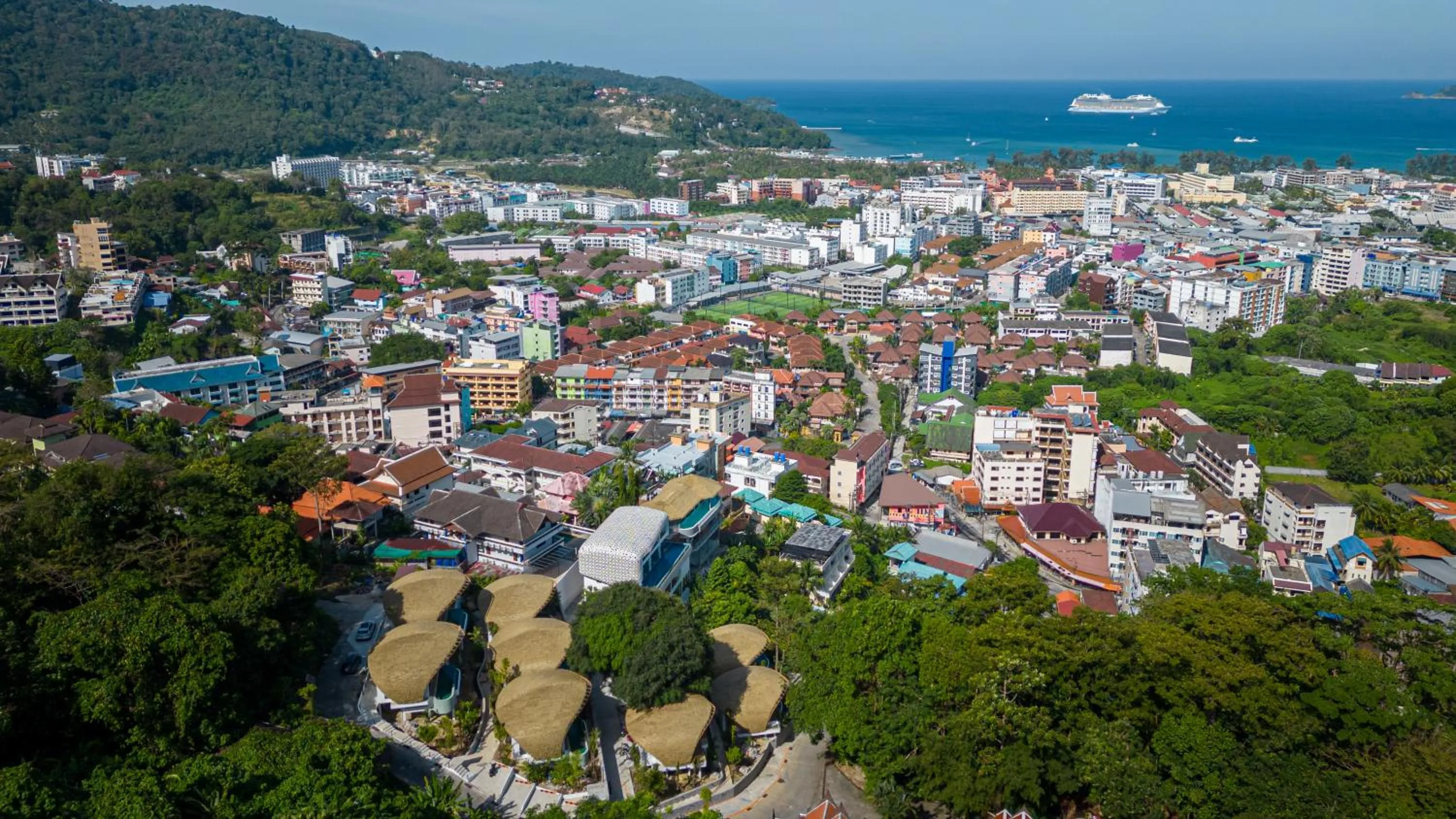 Bird's eye view in Three Monkeys Villas