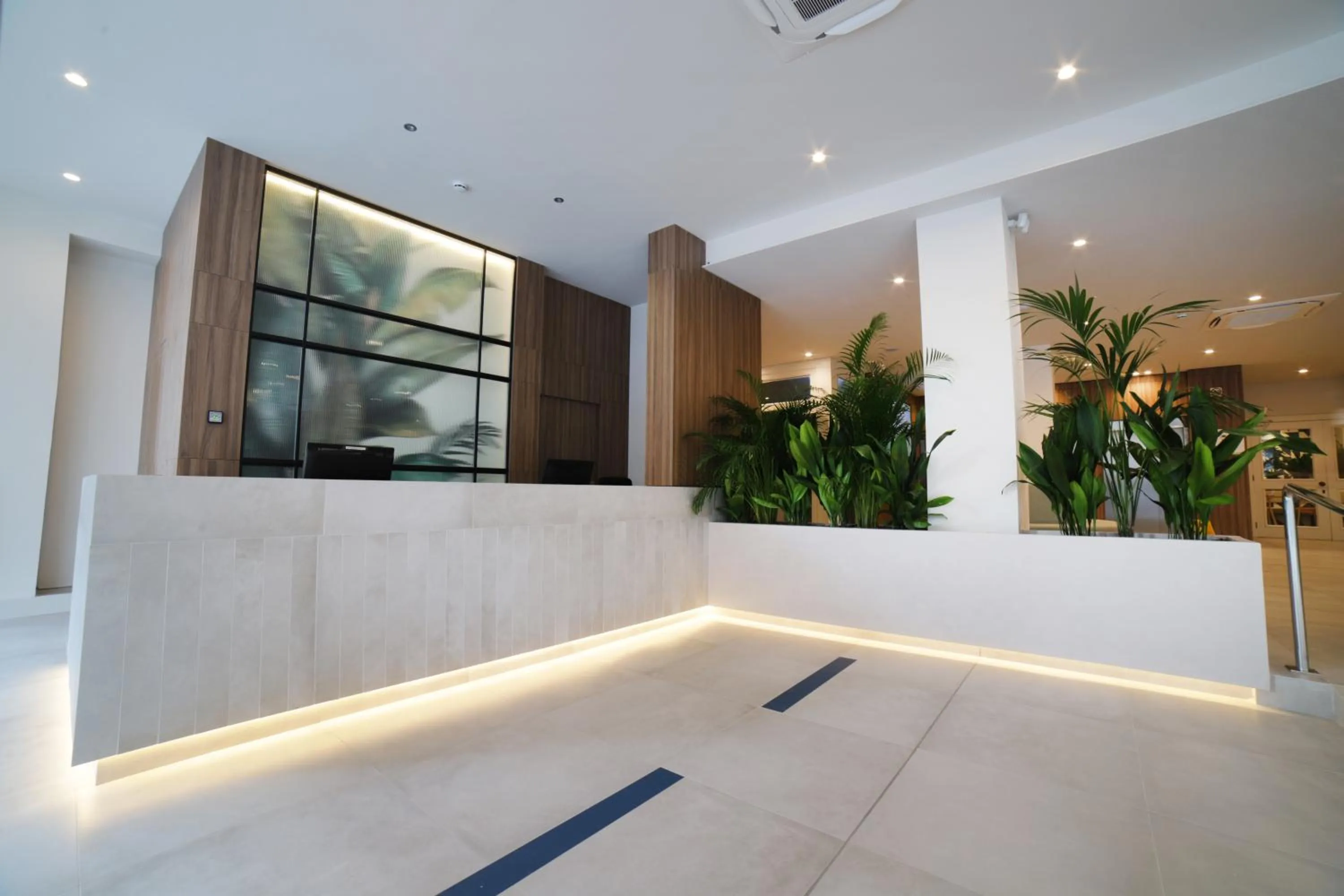 Lobby or reception in Eurosalou & Spa