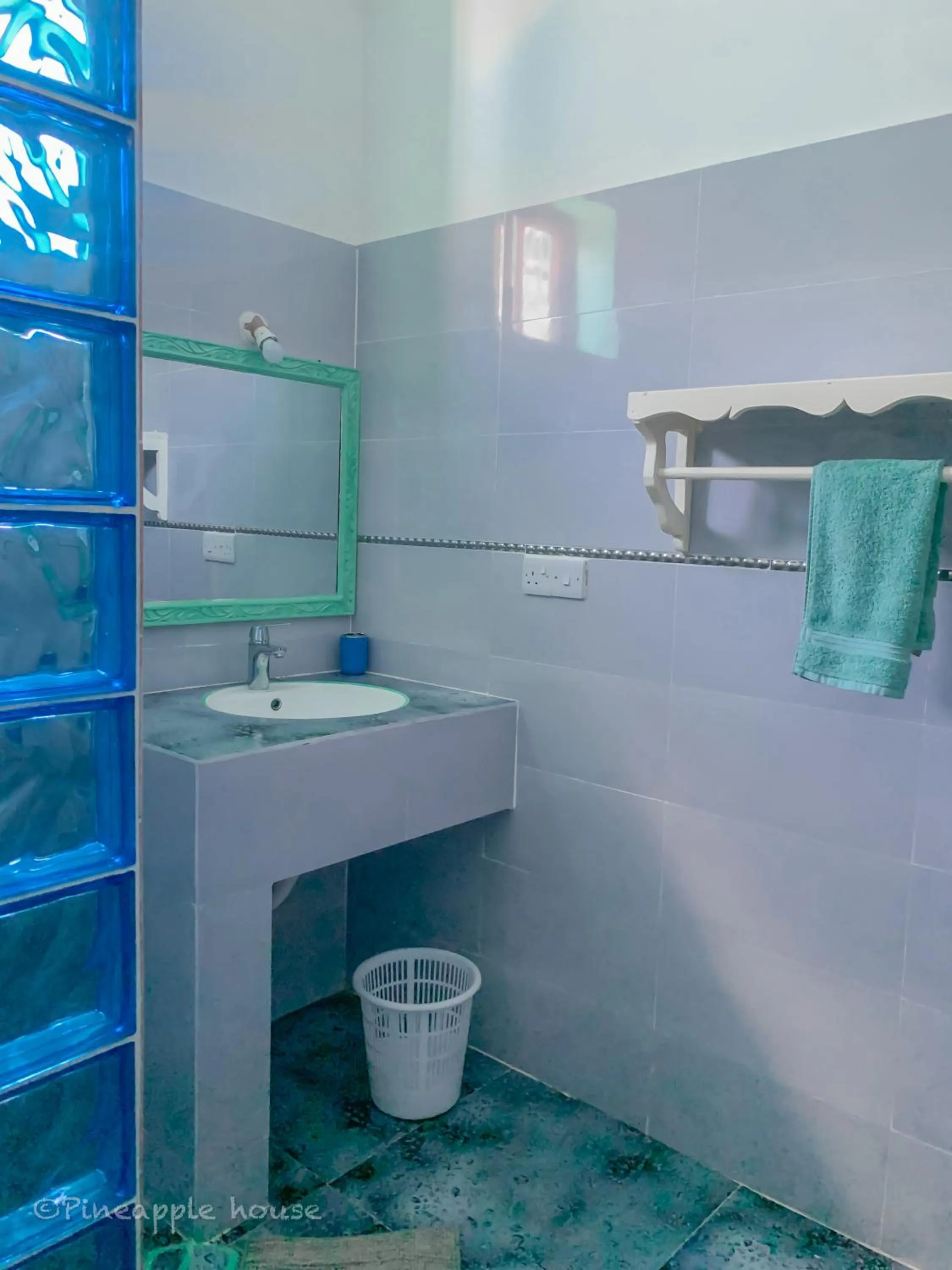 Bathroom in Pineapple House