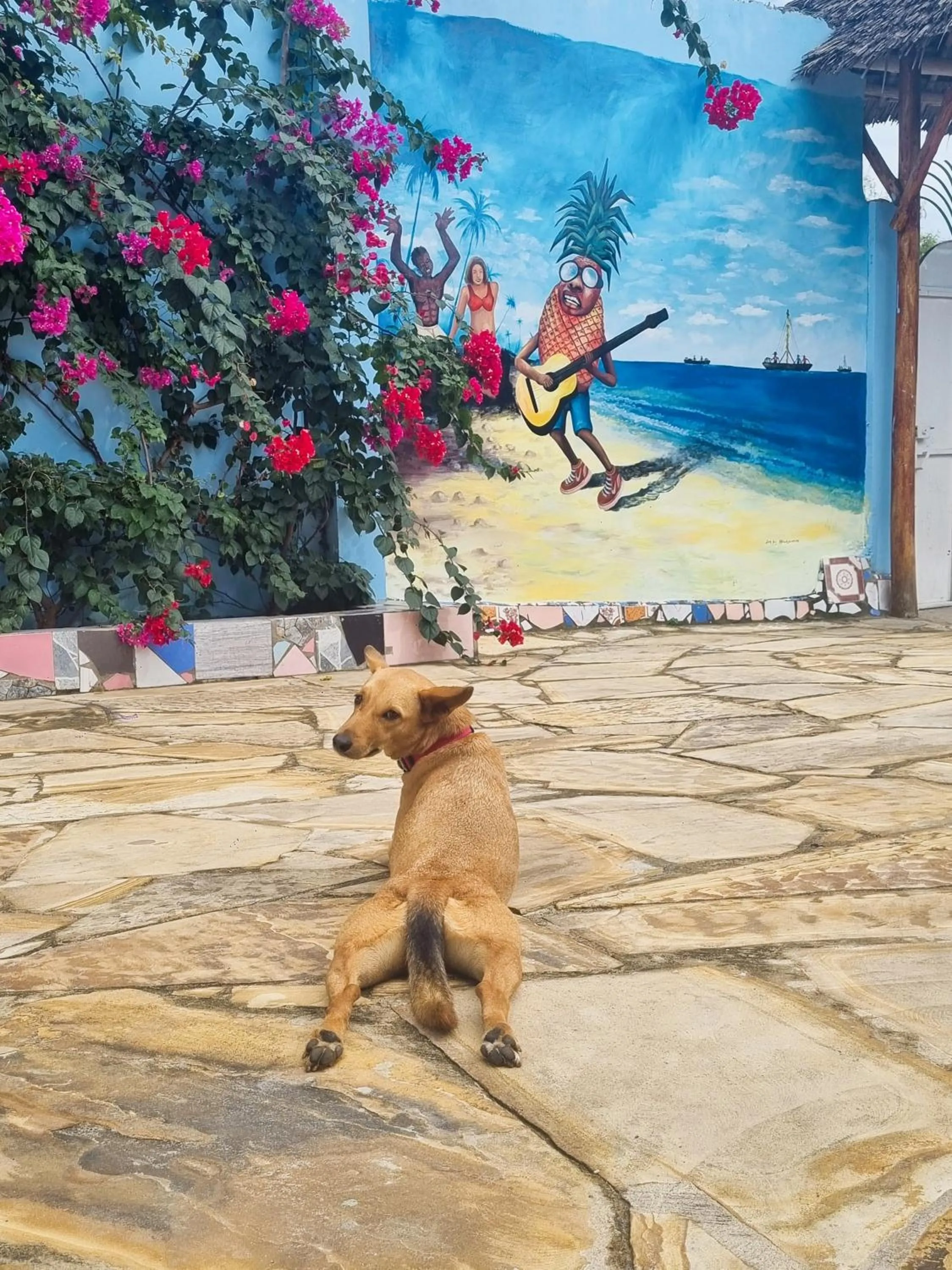 Decorative detail in Pineapple House