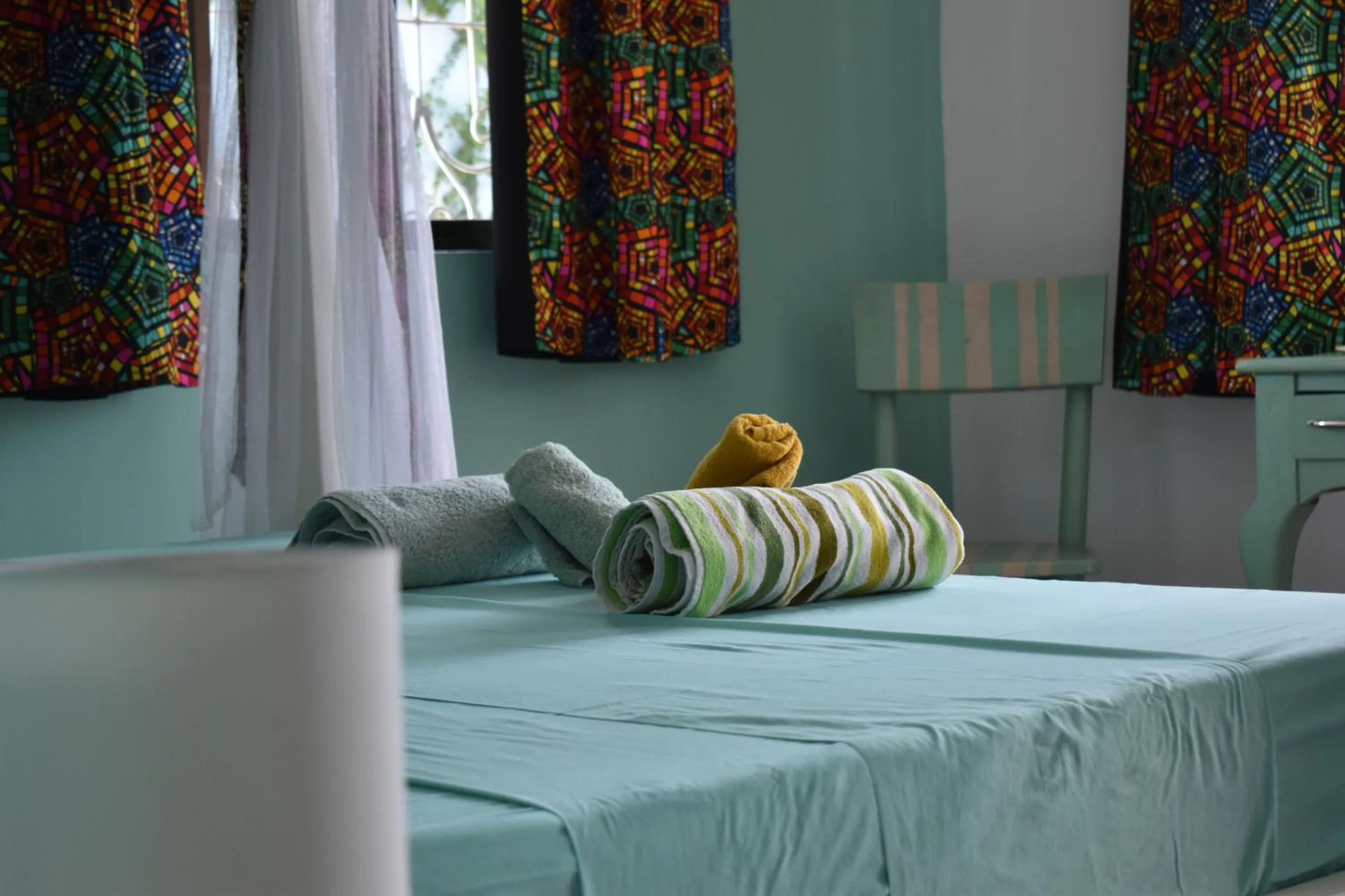 towels, Bed in Pineapple House