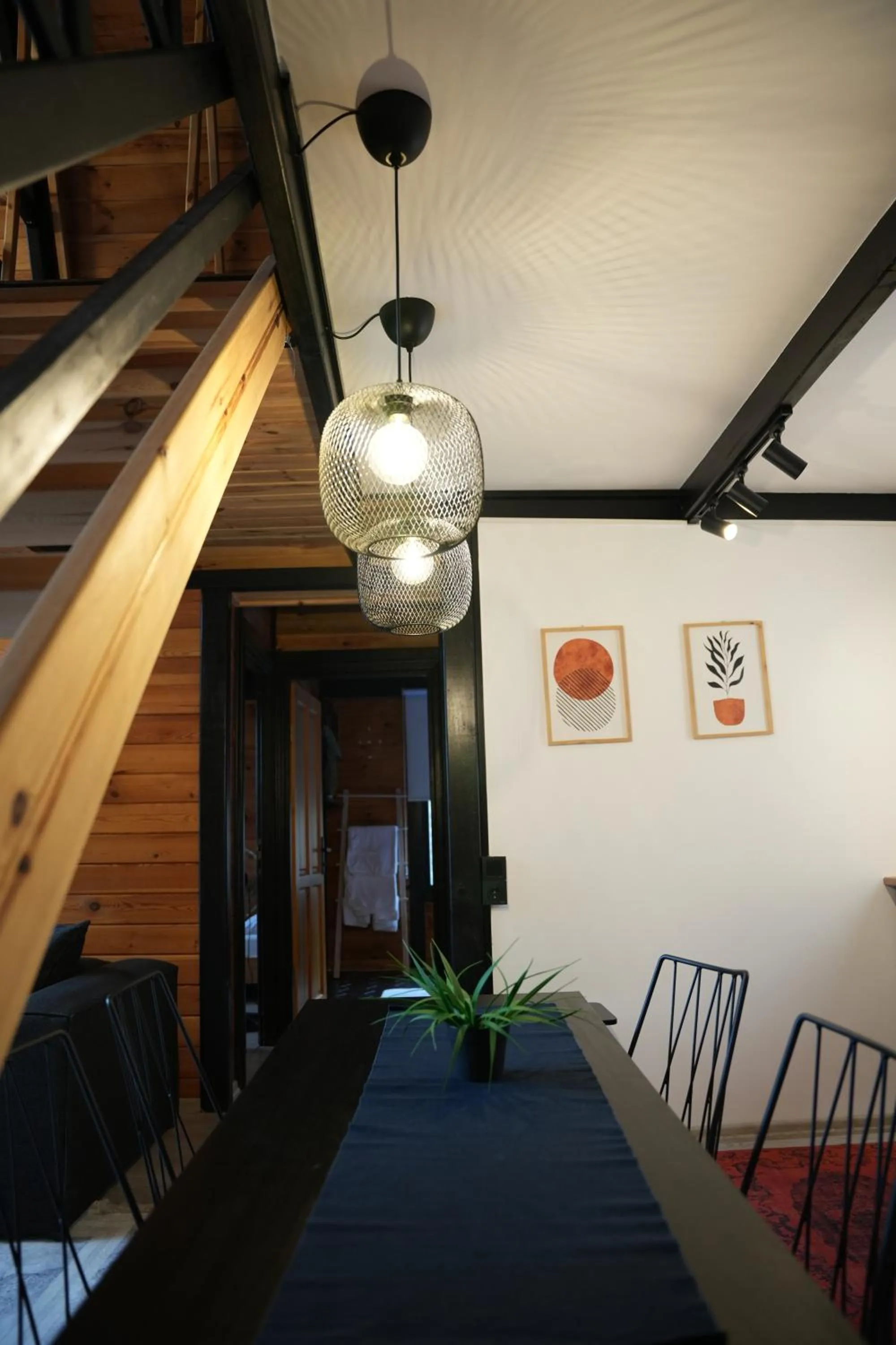 Seating area in Pentalow Cabin