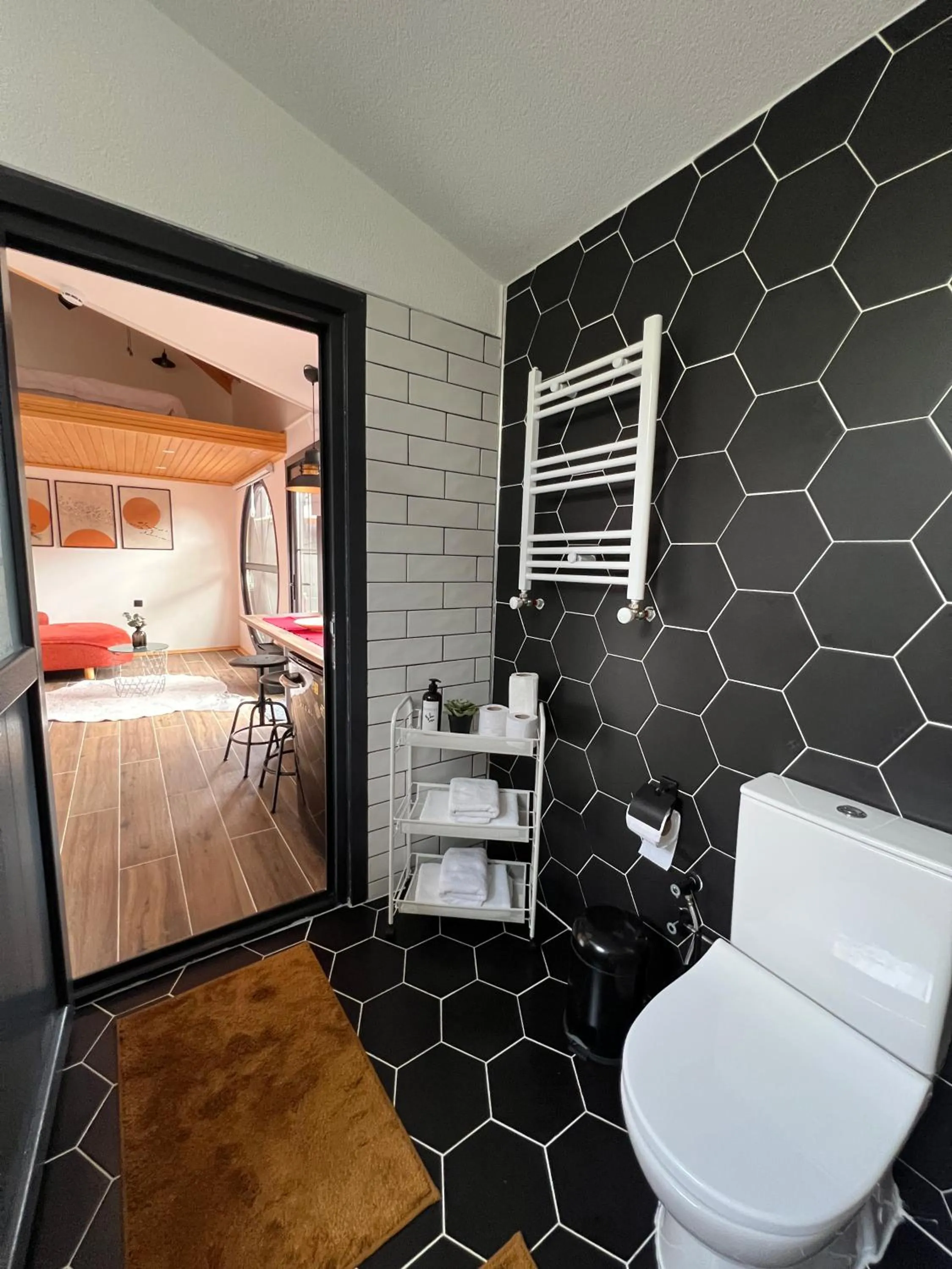 Bed in Pentalow Cabin