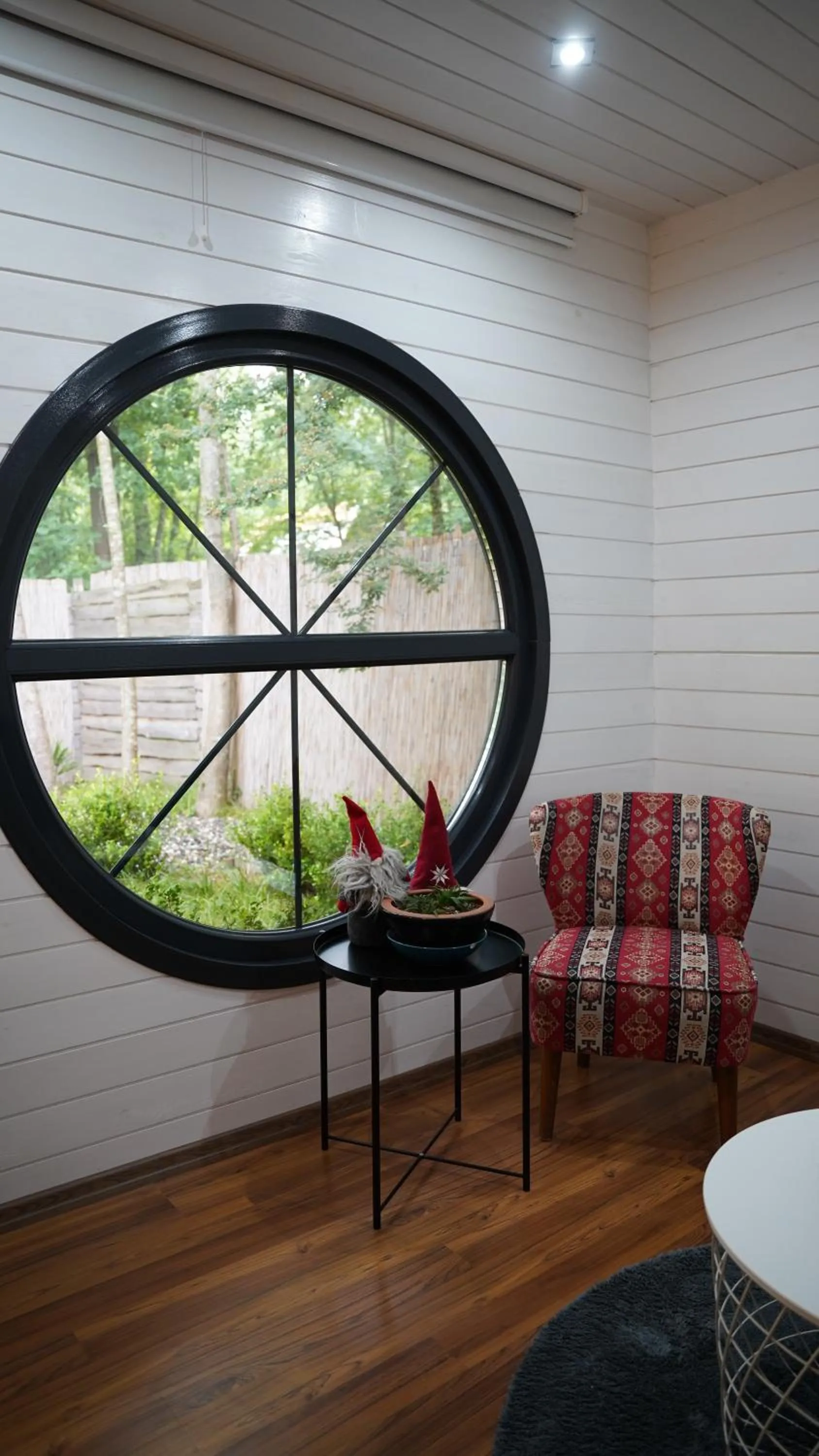 Living room in Pentalow Cabin
