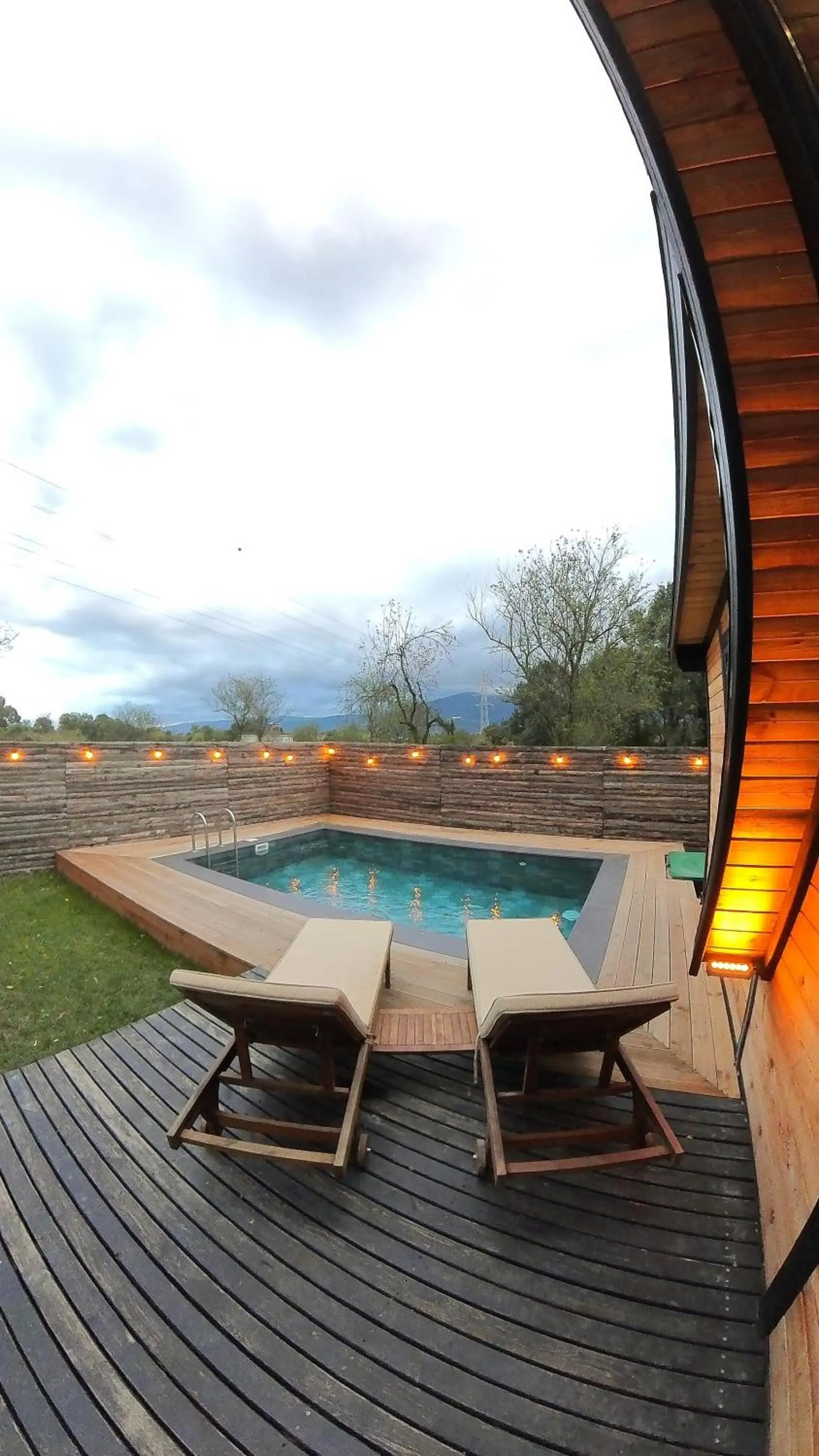Patio in Pentalow Cabin