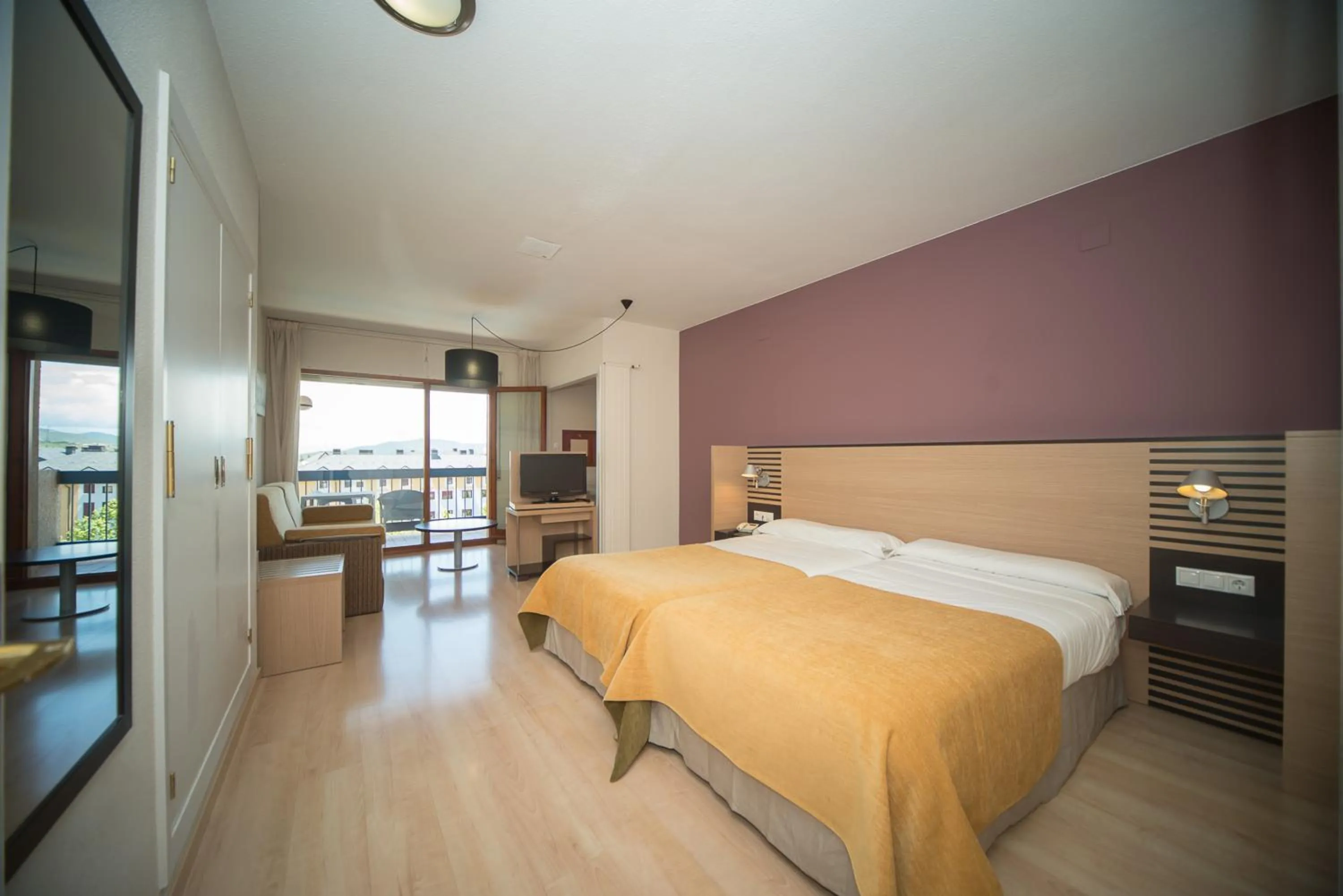 Decorative detail, Bed in Oroel Hotel & SPA