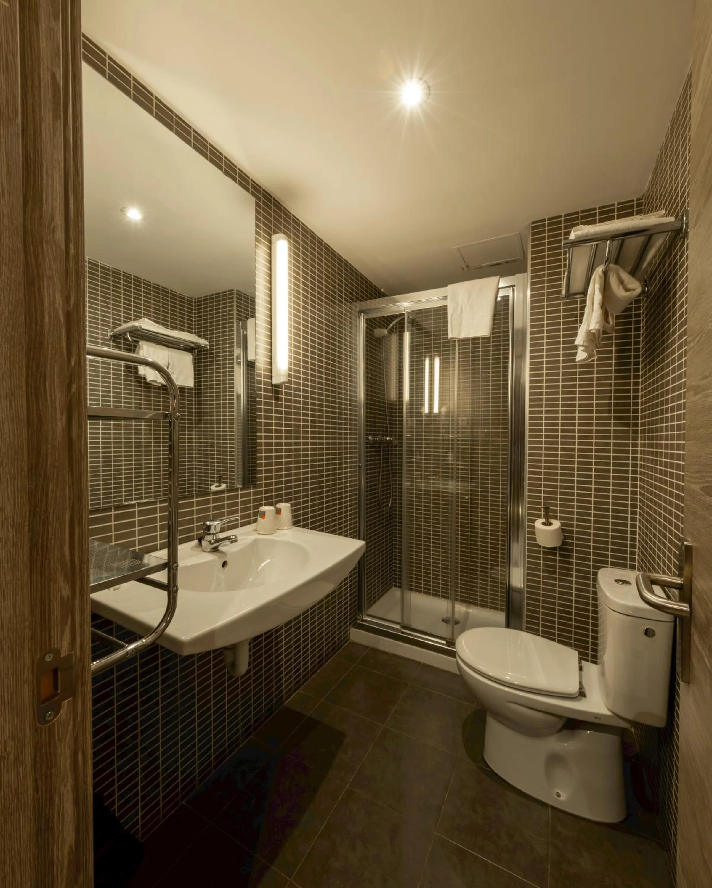 Bathroom in Hotel Bilbi