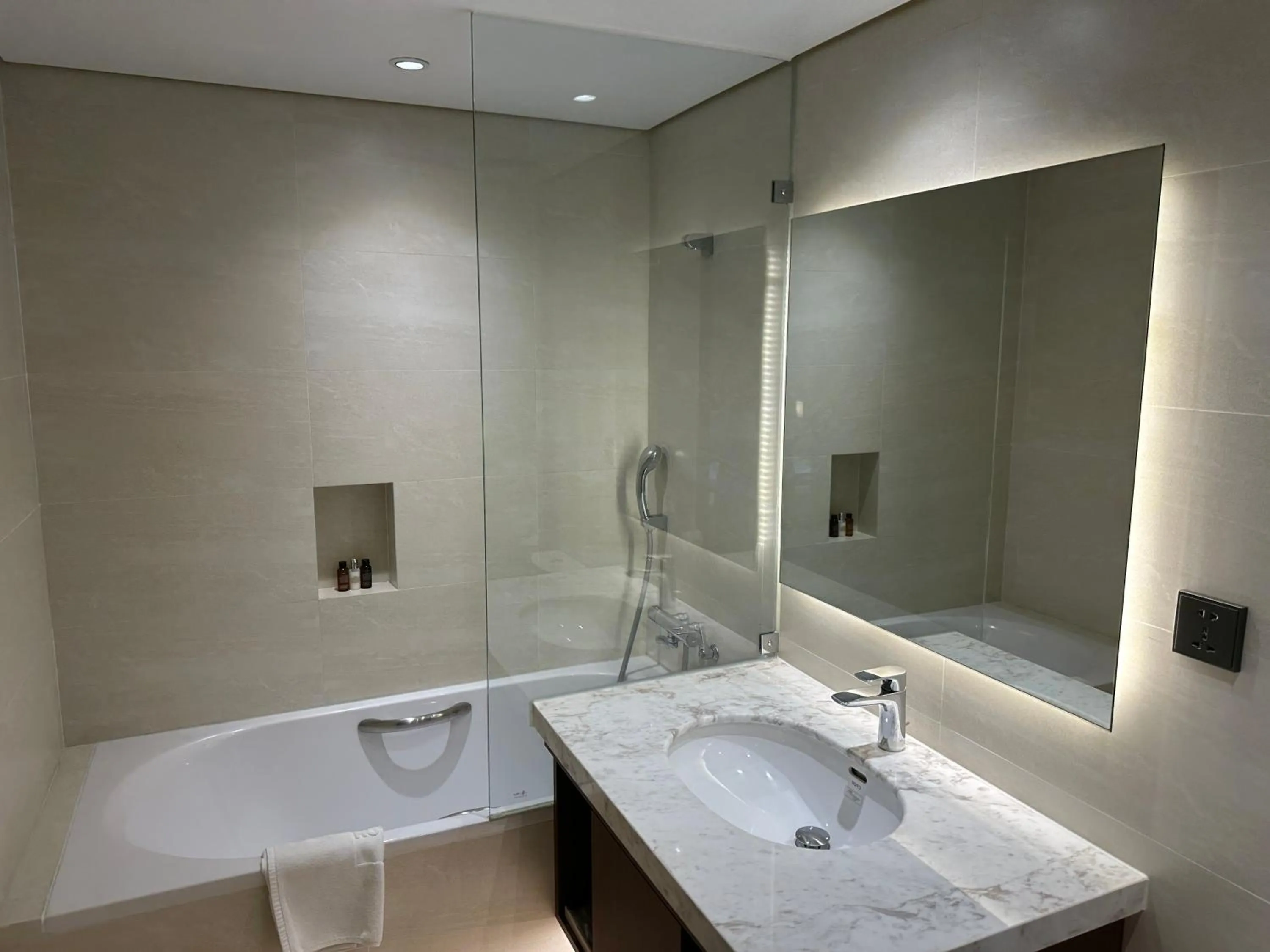 Bathroom in Hotel Yah Hanoi & Spa