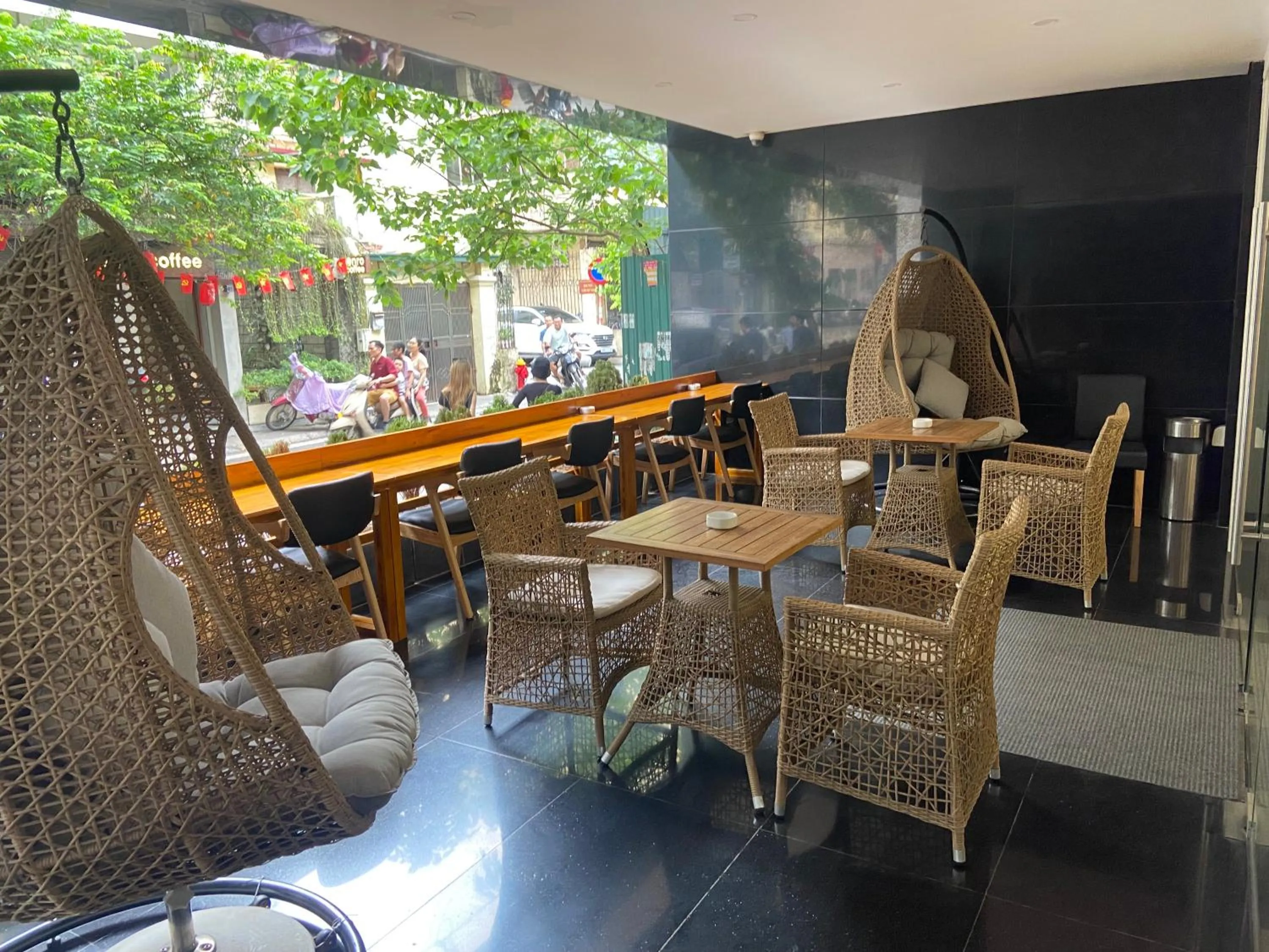 Balcony/Terrace in Hotel Yah Hanoi & Spa