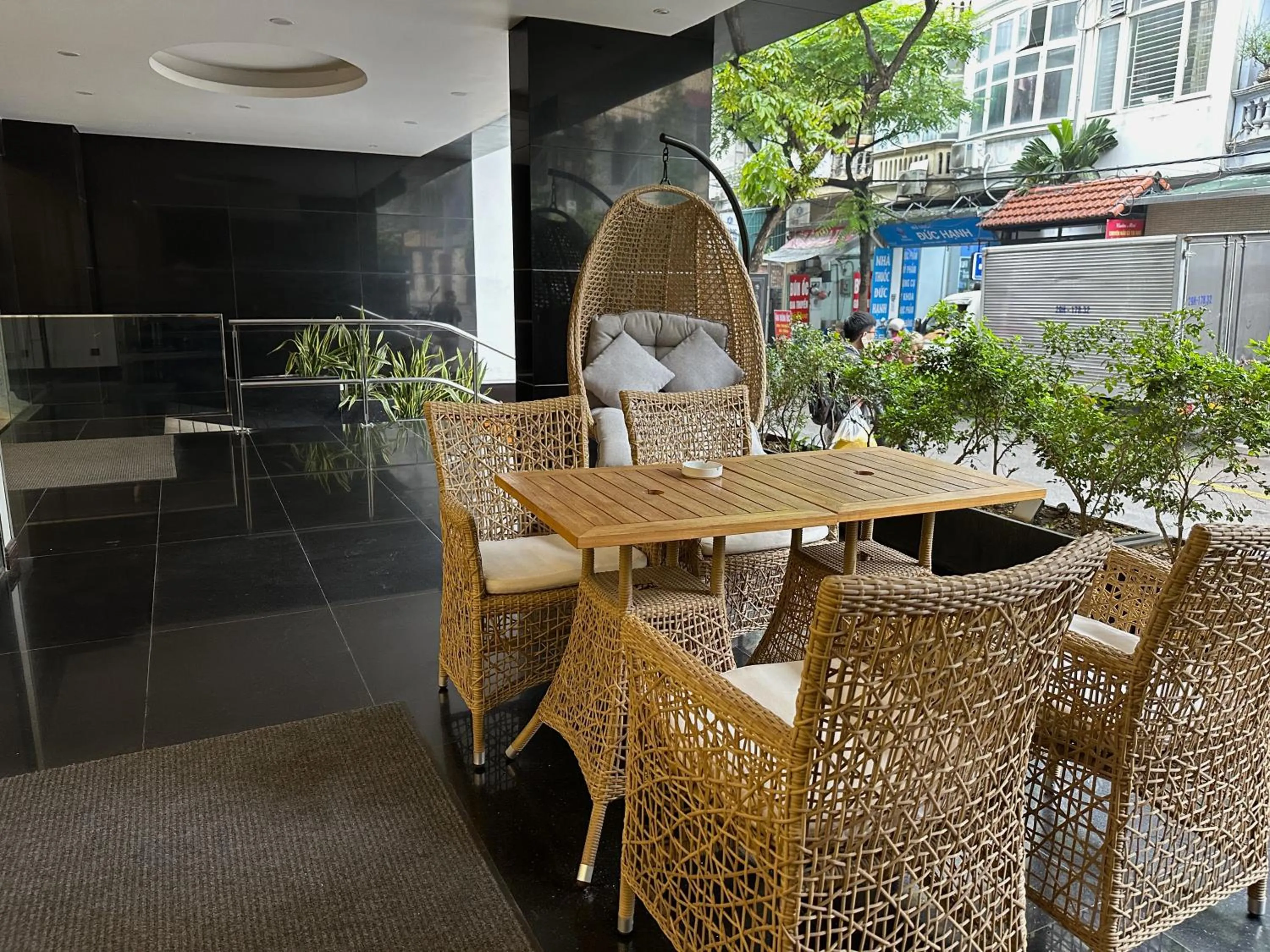 Balcony/Terrace in Hotel Yah Hanoi & Spa