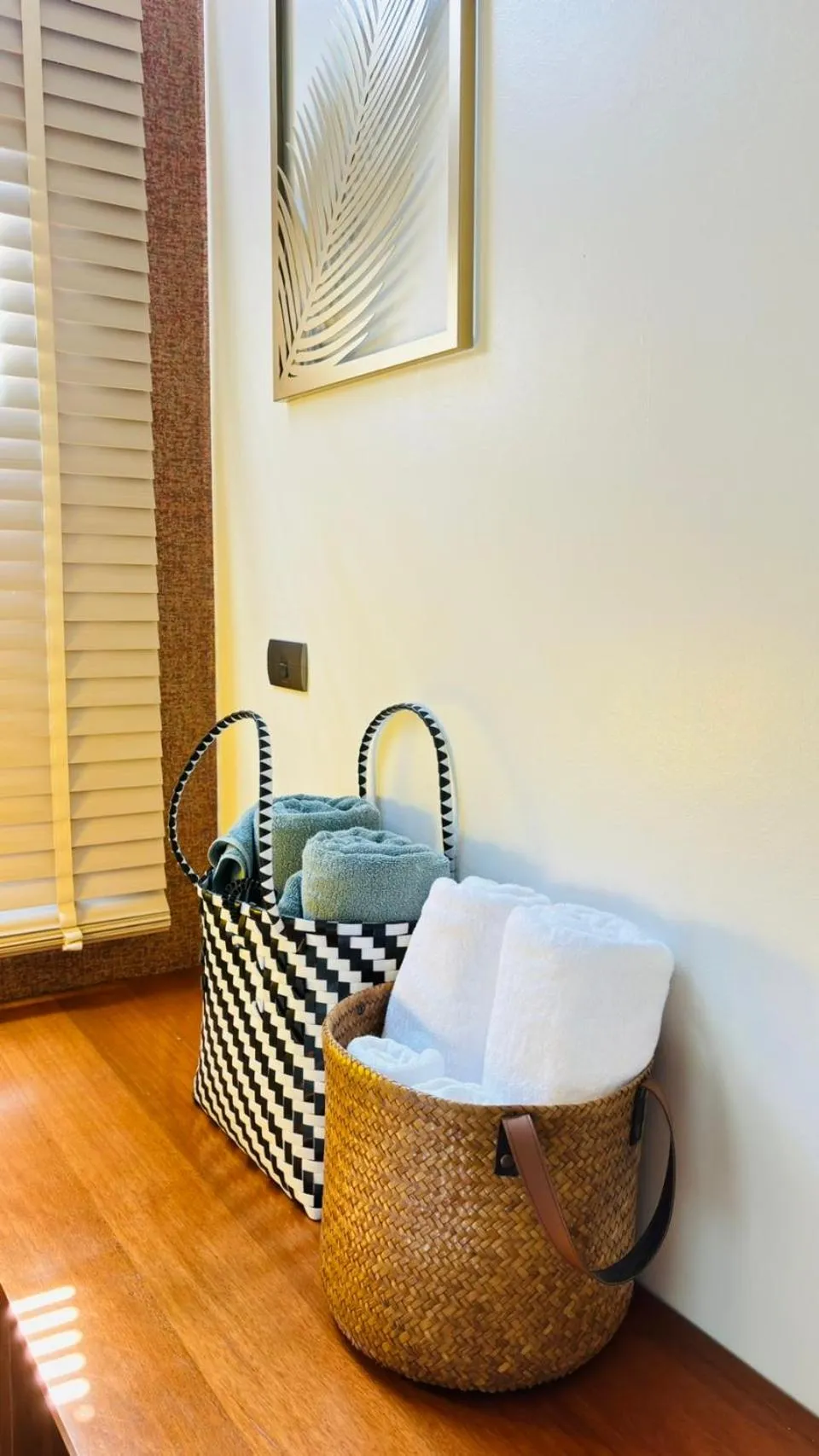 towels in Canal Village Pakpra Phatthalung