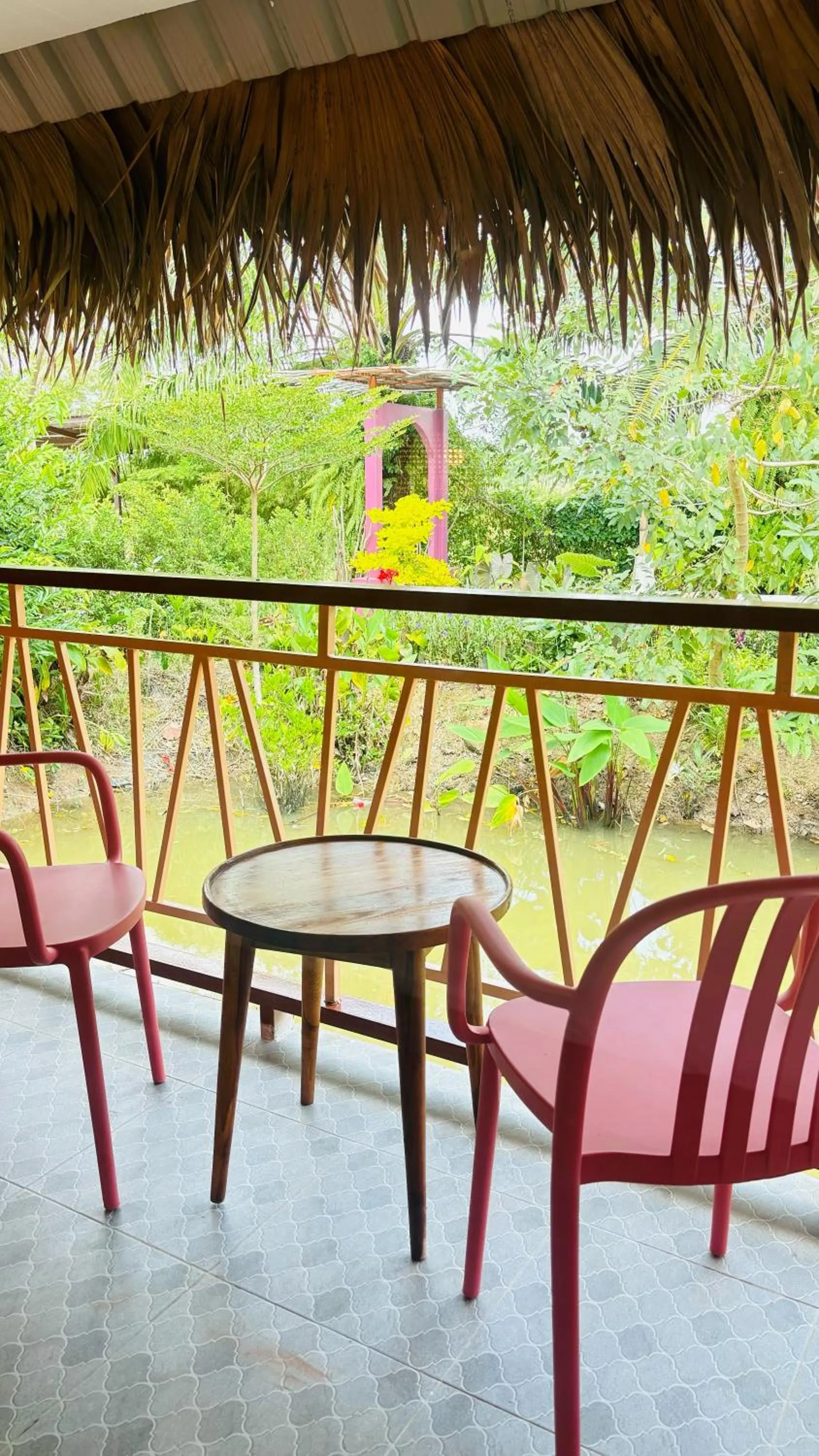 Balcony/Terrace in Canal Village Pakpra Phatthalung