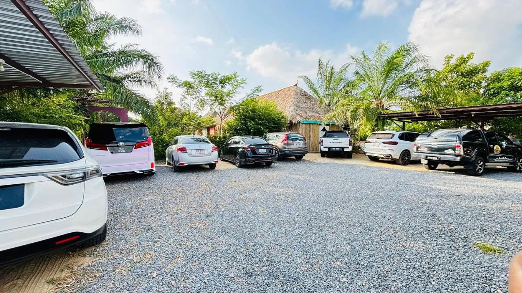 Parking in Canal Village Pakpra Phatthalung