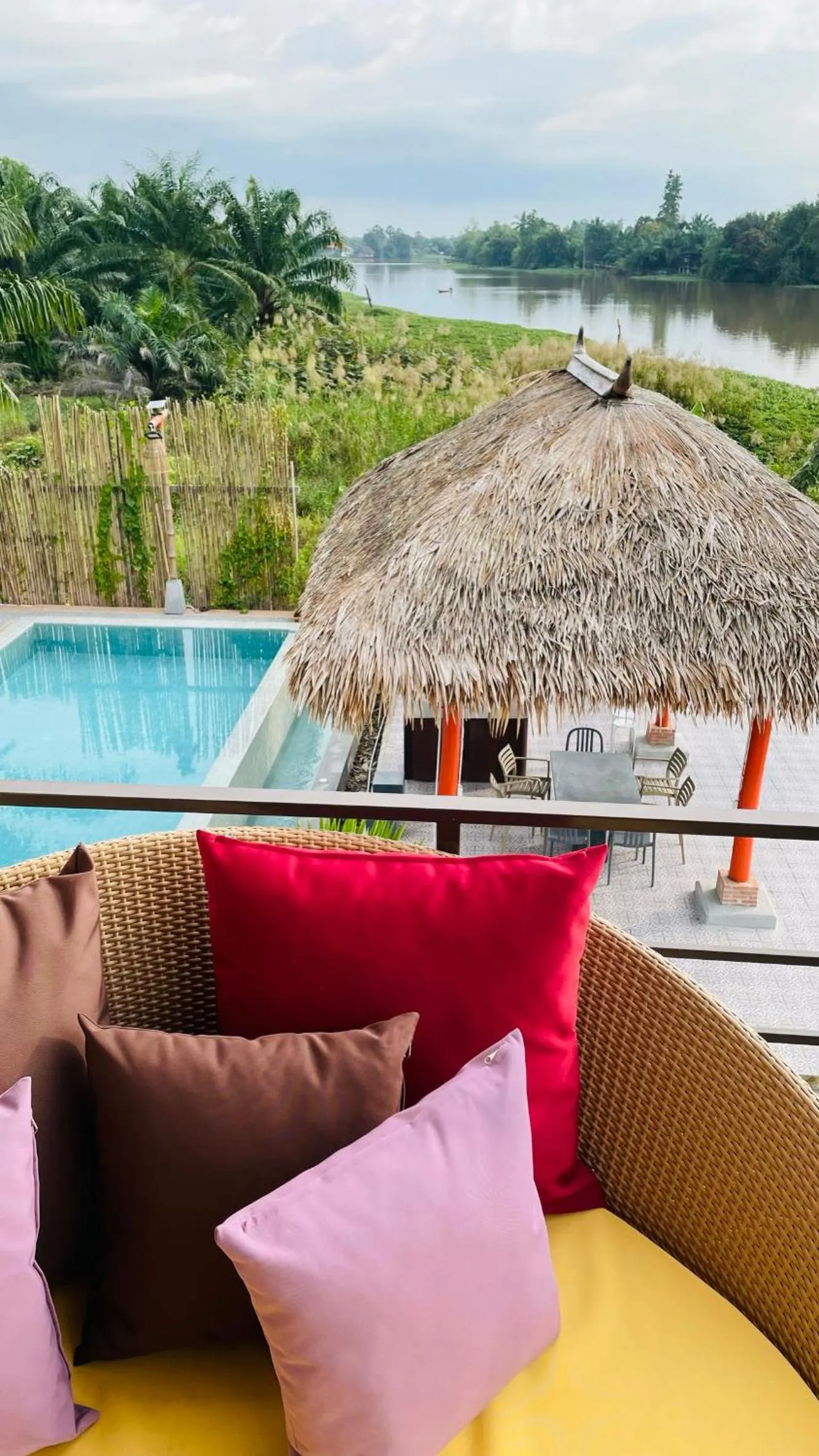 Pool view in Canal Village Pakpra Phatthalung