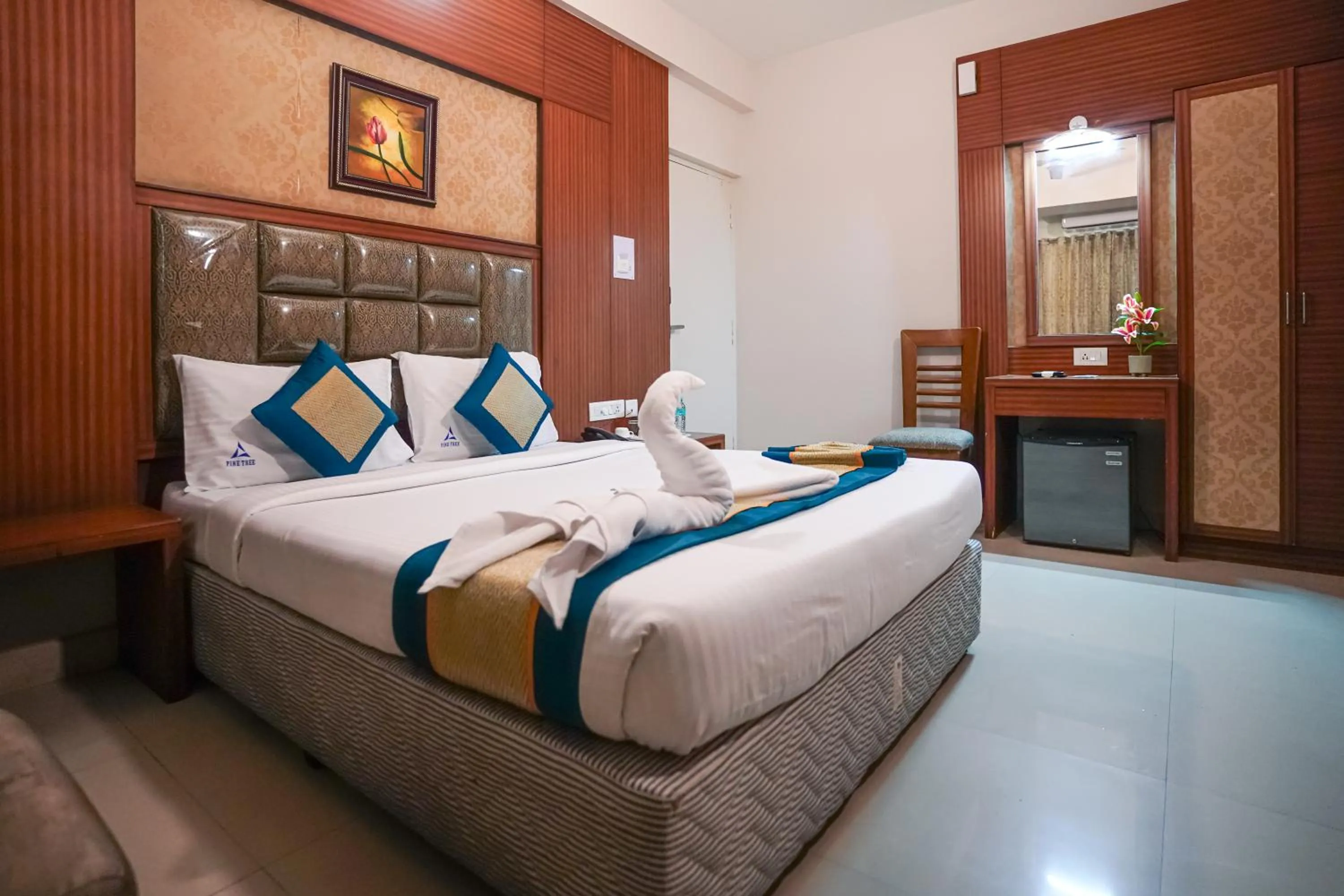 Bed in Pine Tree Boutique Hotel