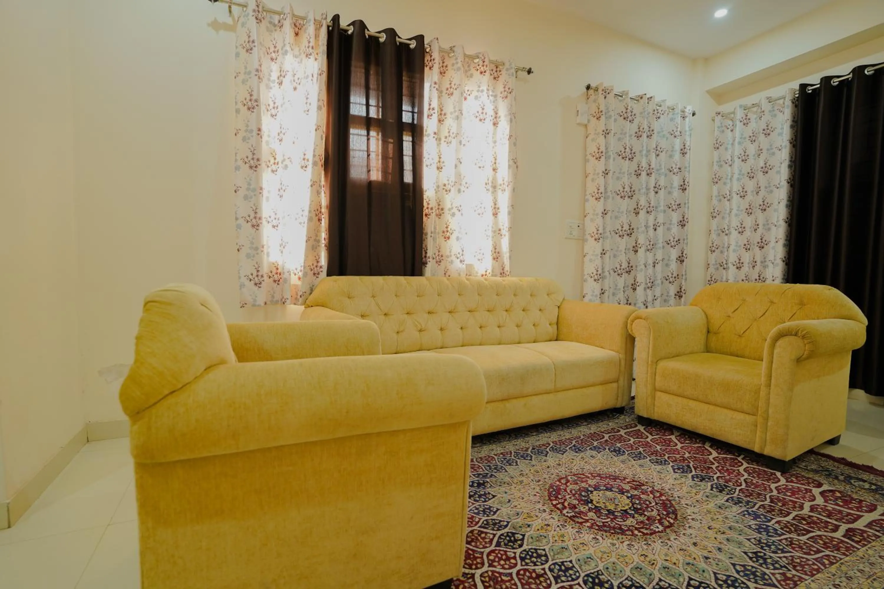 Seating area in Hotel Cheelgadi