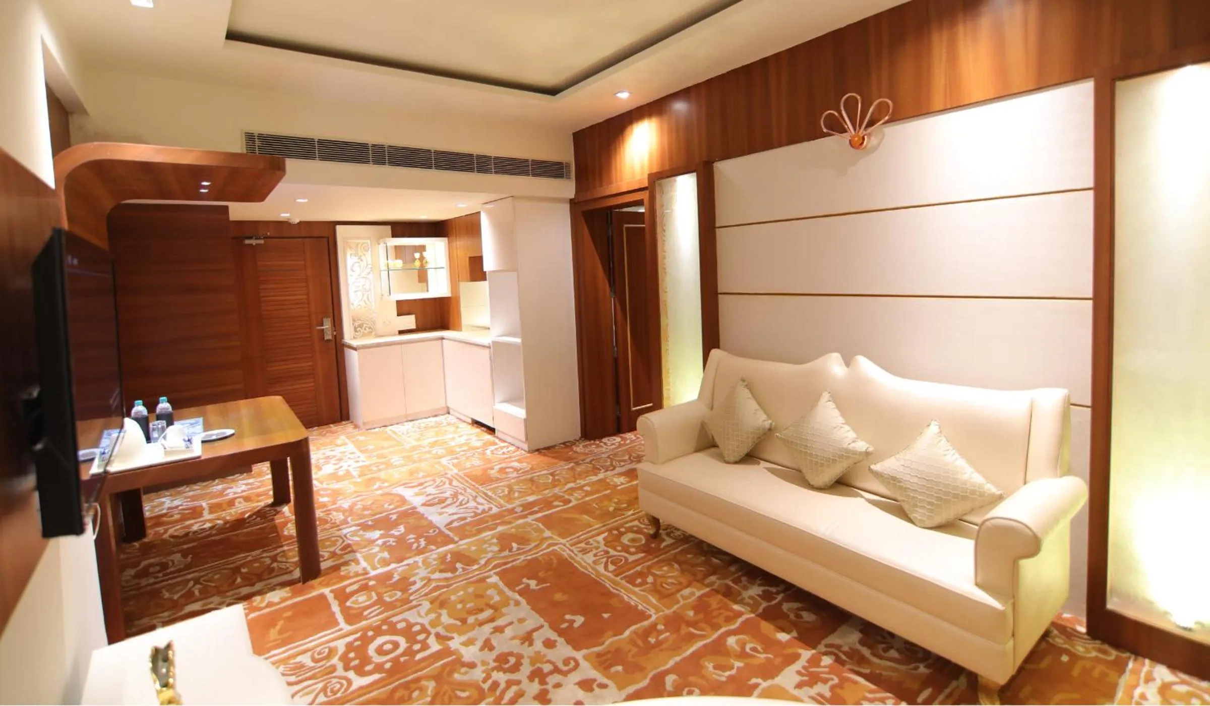 Seating area in Udman Hotel Haridwar