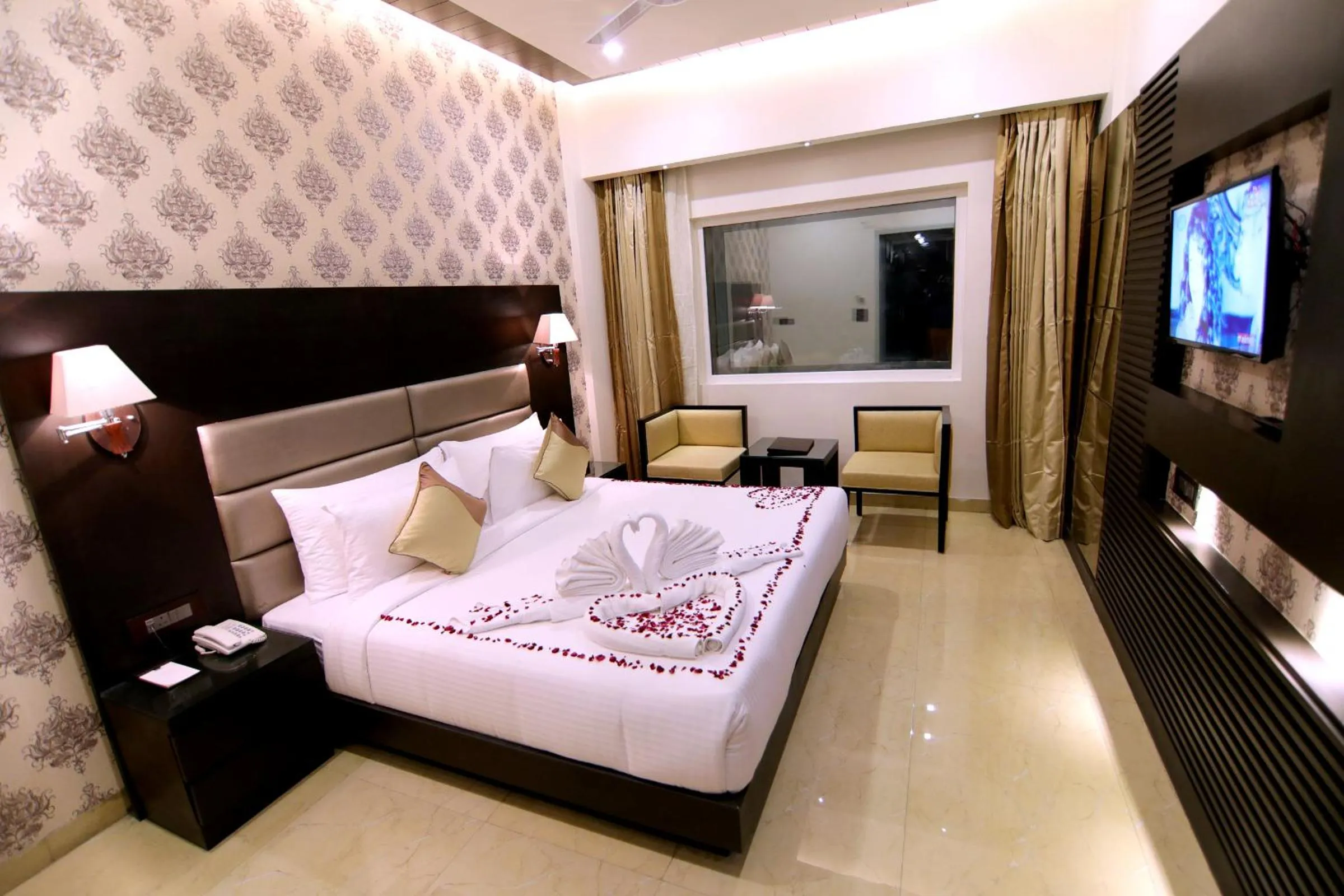 Bedroom, Bed in Udman Hotel Haridwar