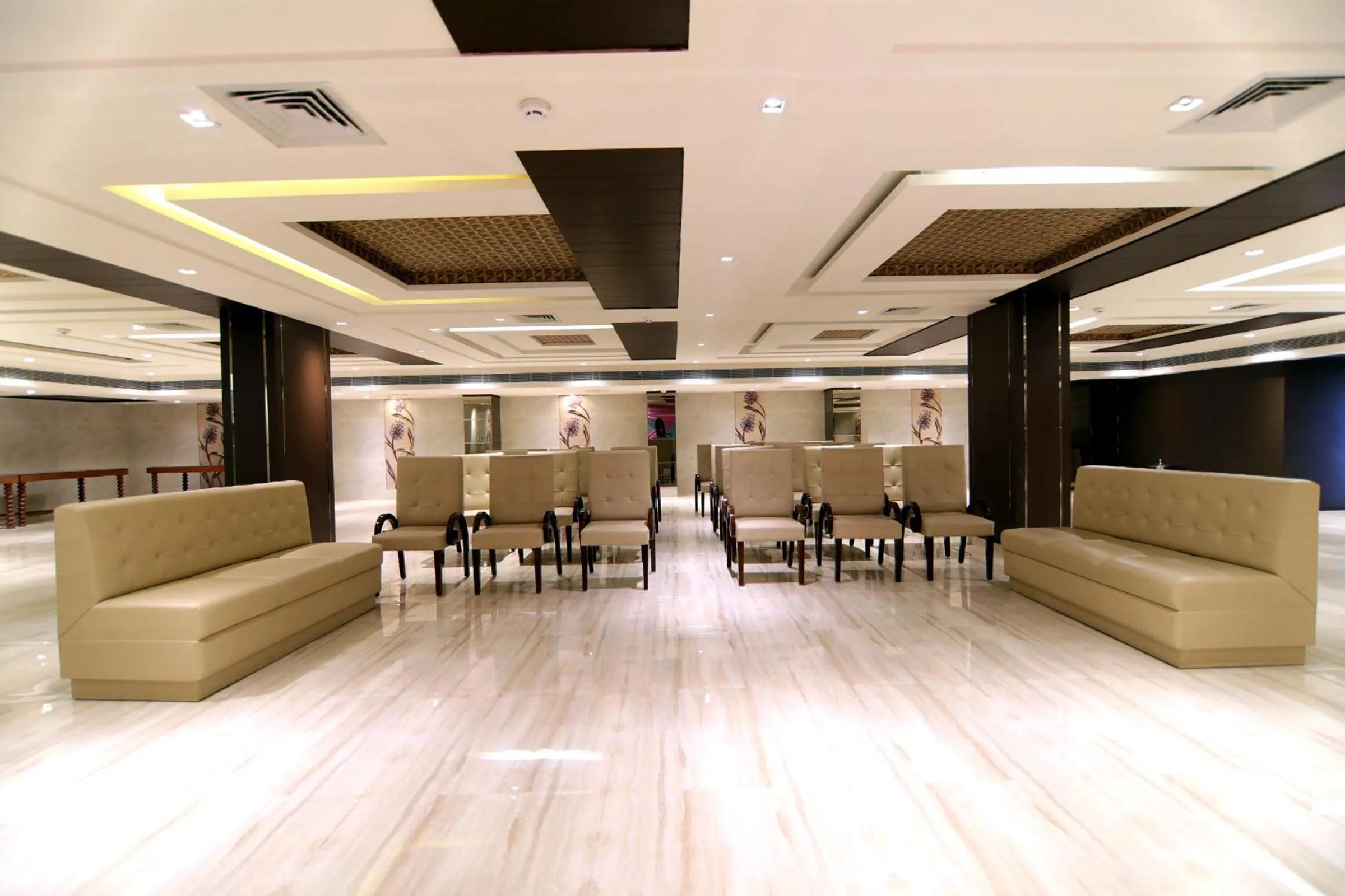 Seating area in Udman Hotel Haridwar