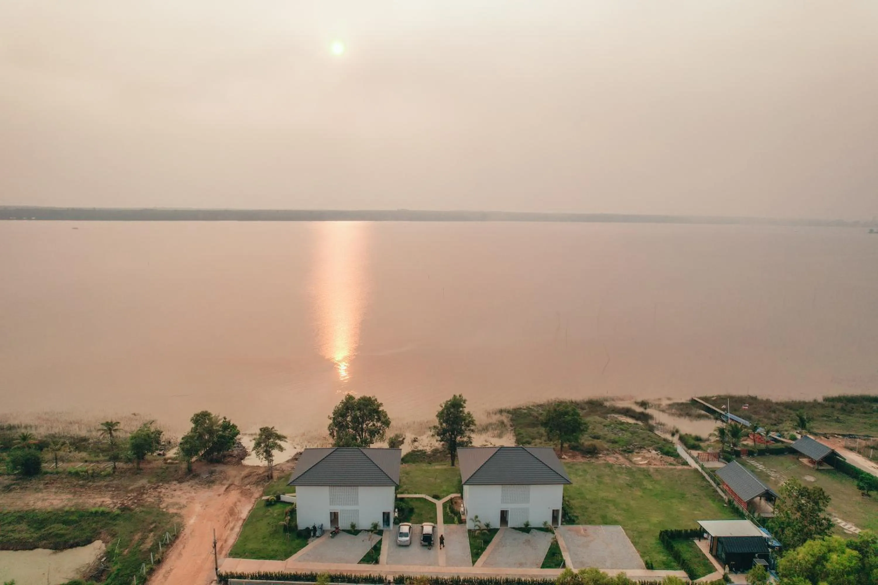 Bird's eye view in LAKE HOUSE Naka Cave