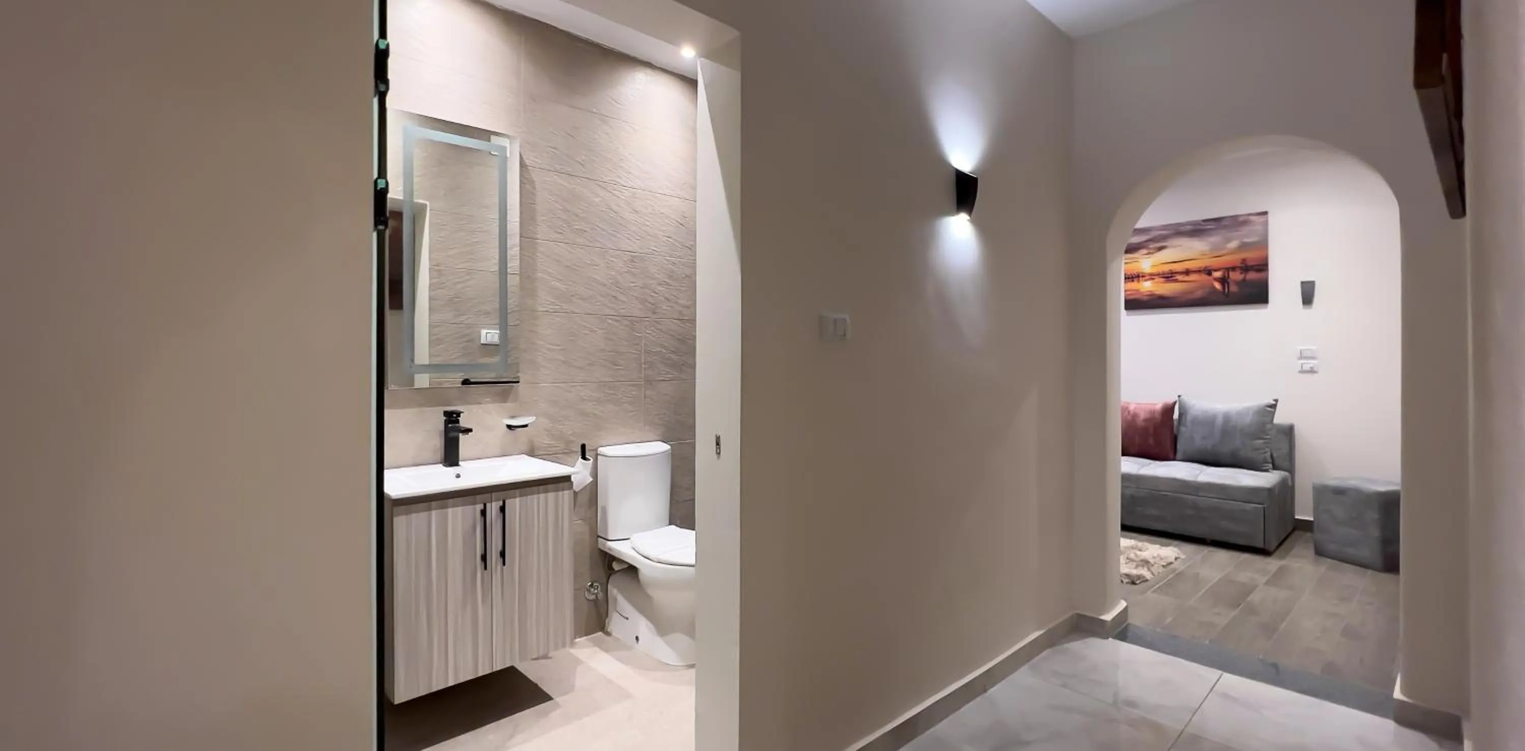 Bathroom in STEPS IN Pyramids View