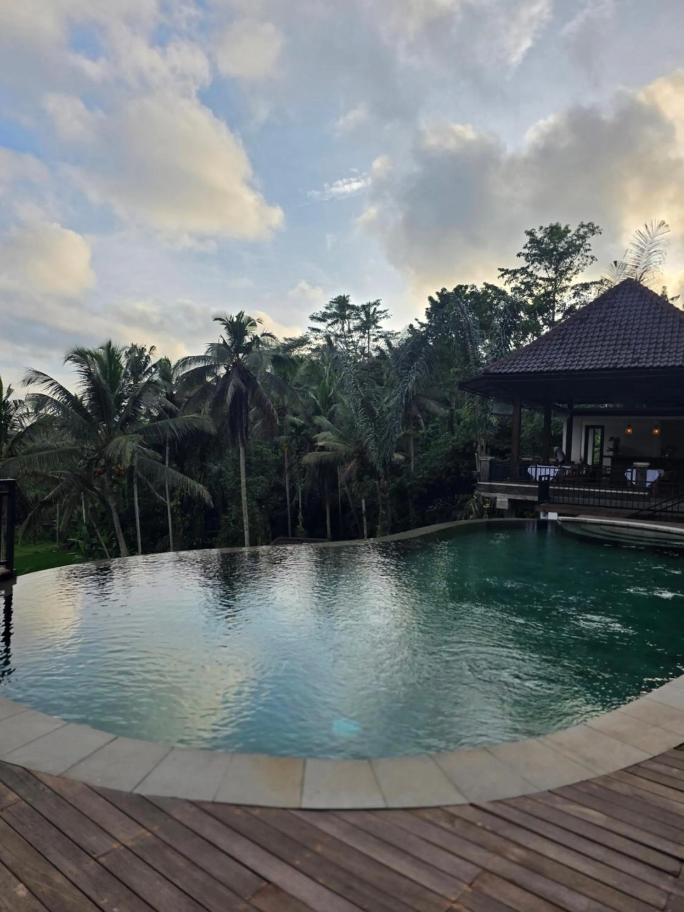 Swimming pool in The Tirta Sari Villas