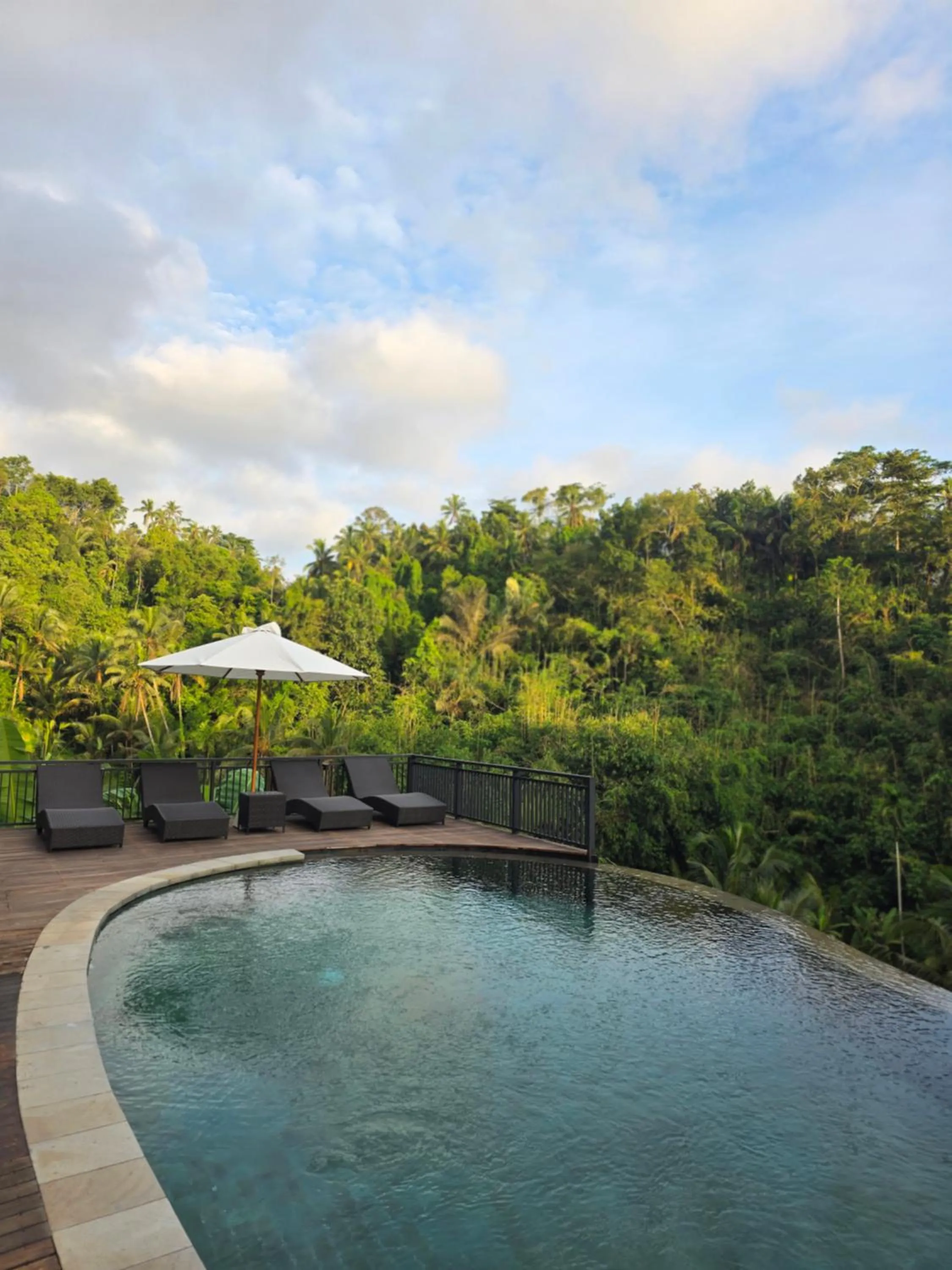 Natural landscape in The Tirta Sari Villas