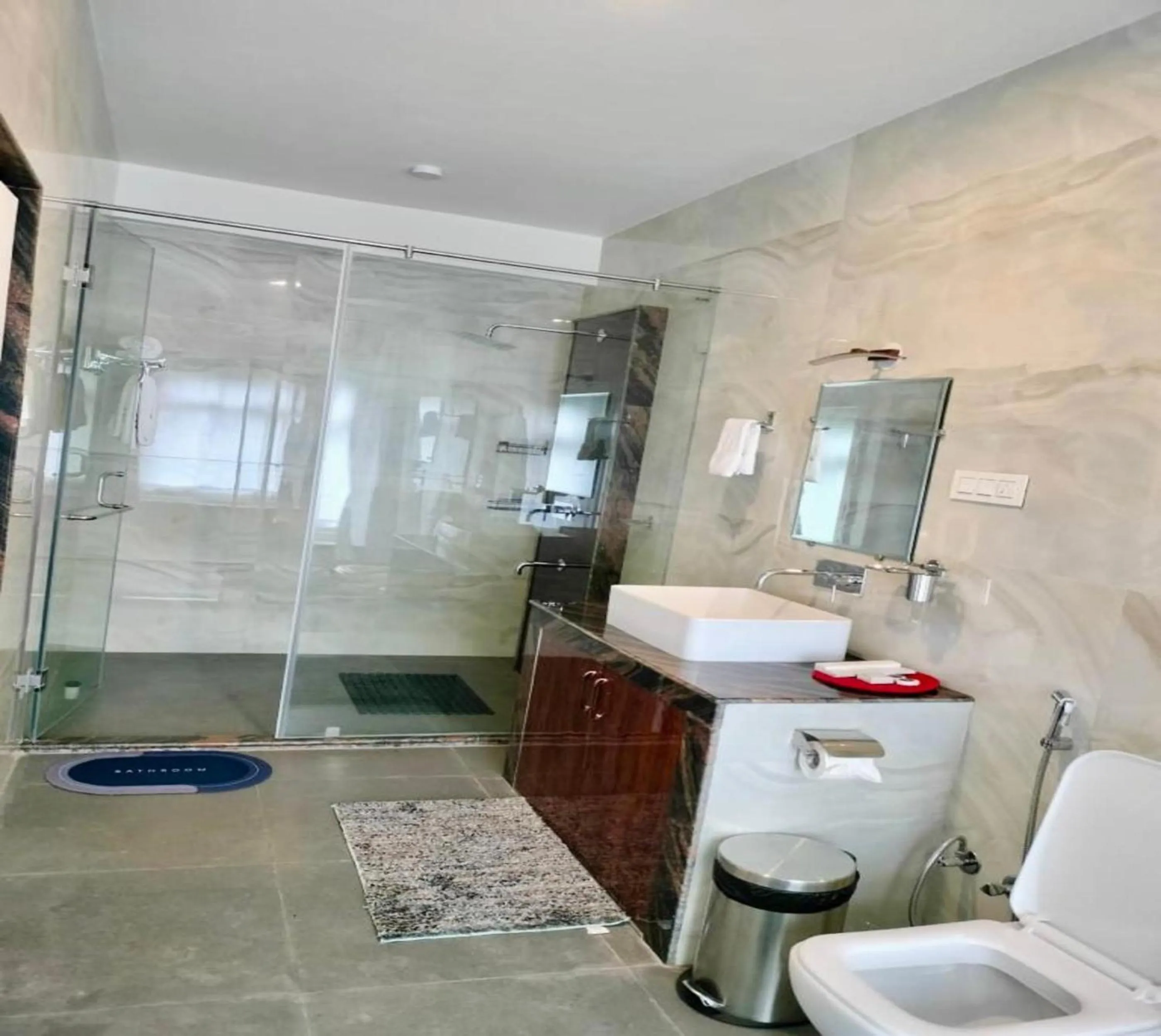 Shower in Amaira Resort & Farms - Mirik, West Bengal