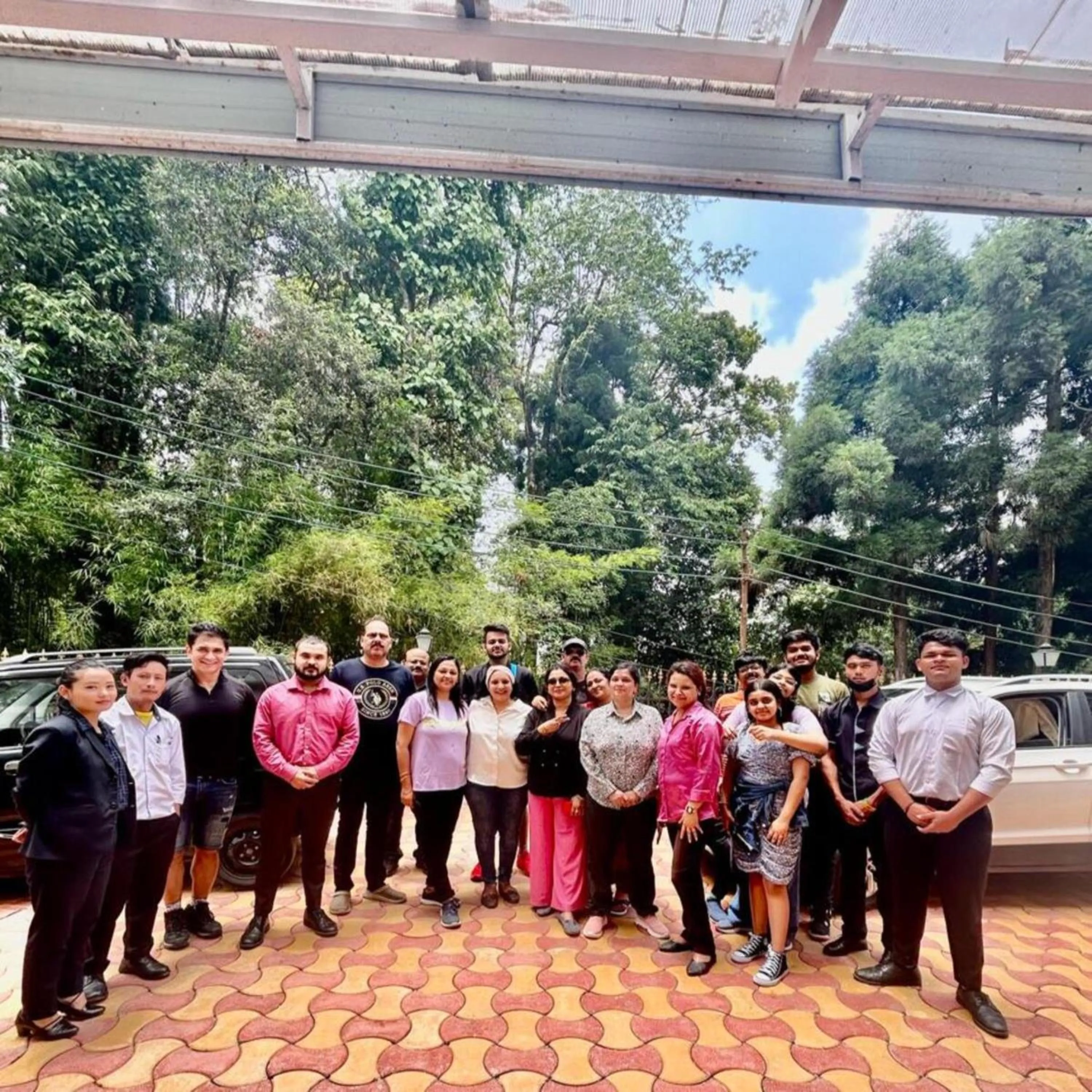 group of guests in Amaira Resort & Farms - Mirik, West Bengal