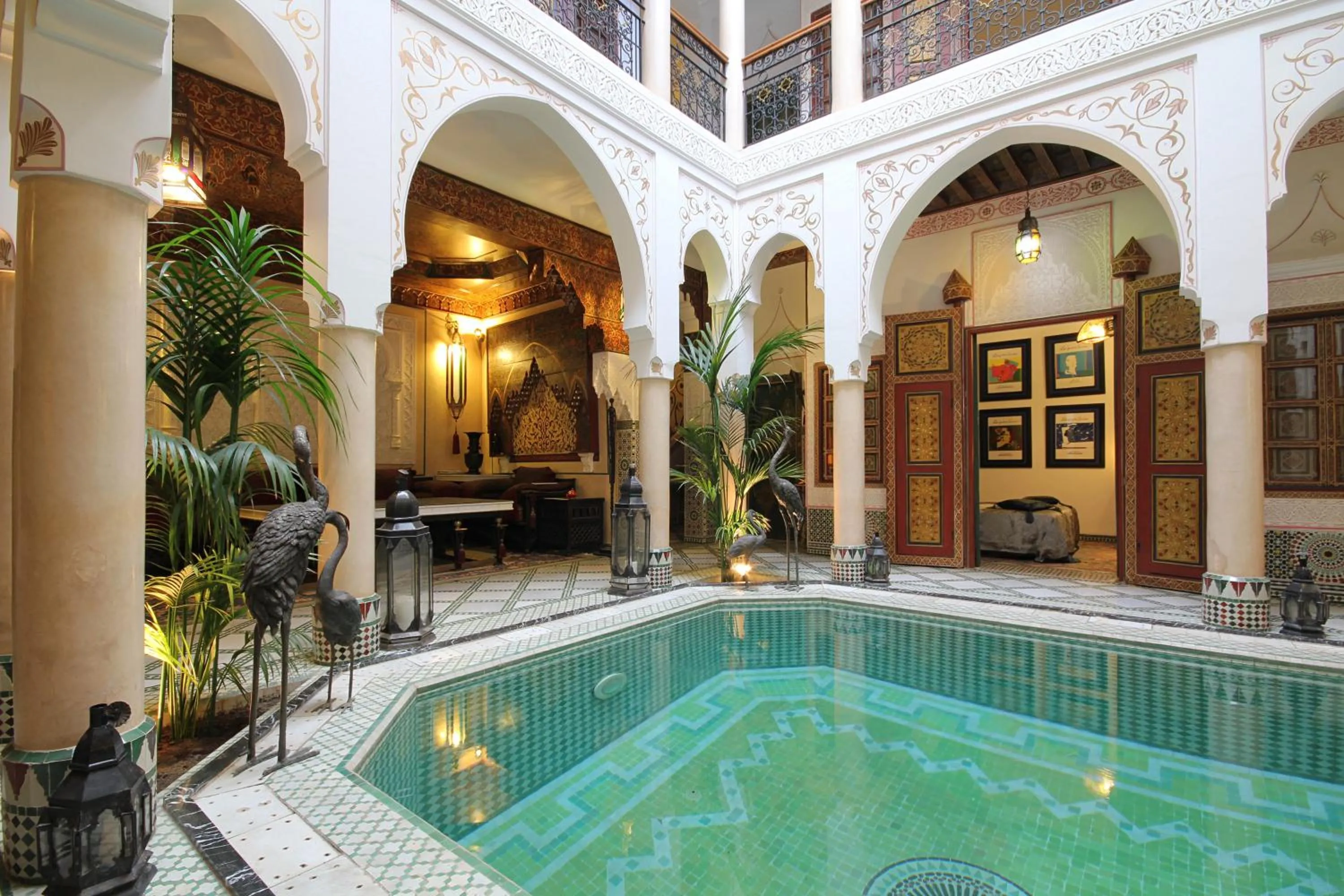 Swimming pool in Riad Esmeralda